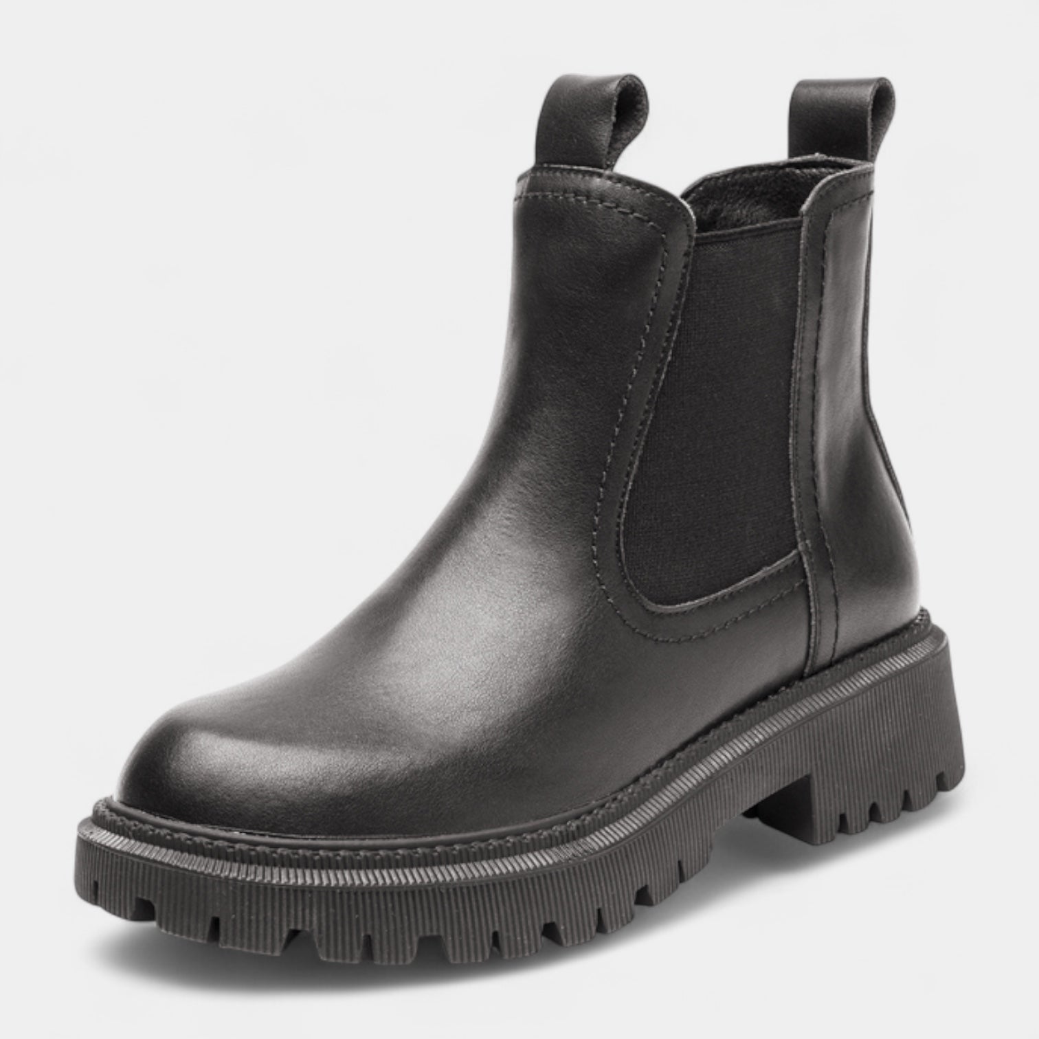 Bottines Femme En Cuir Chelsea