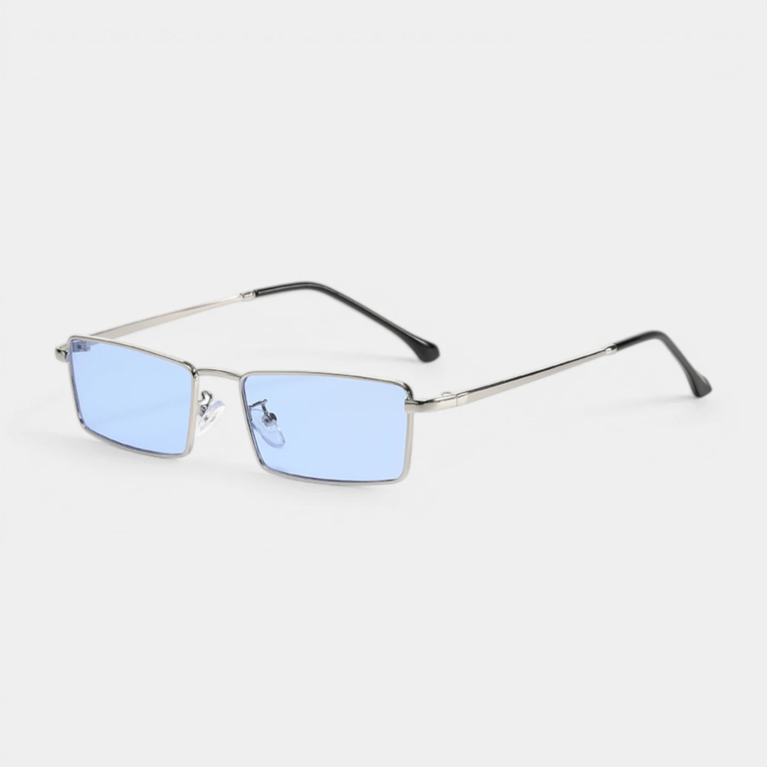 Lunettes Rectangulaires Métal Profil Fin pour Homme