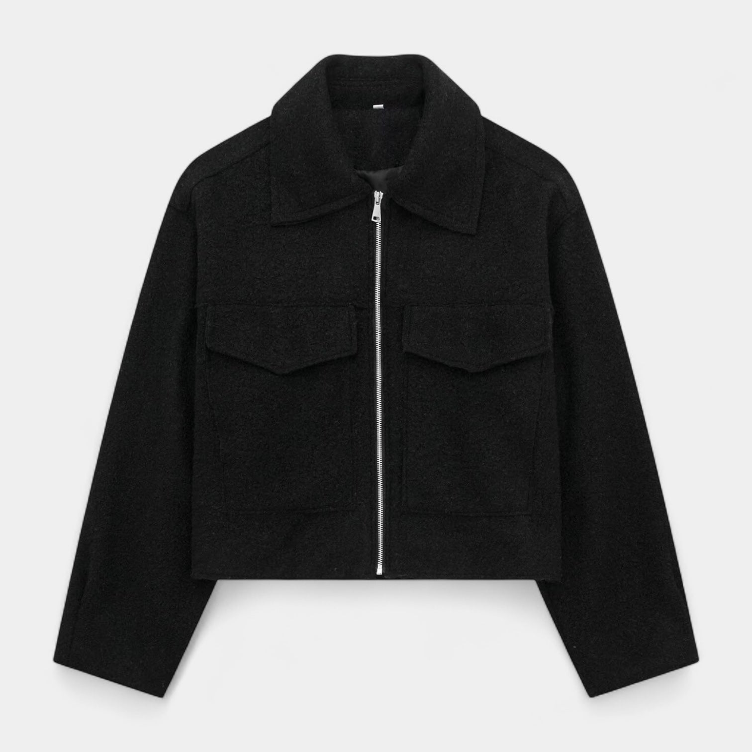 Veste Texturée Femme En Laine Mélangée