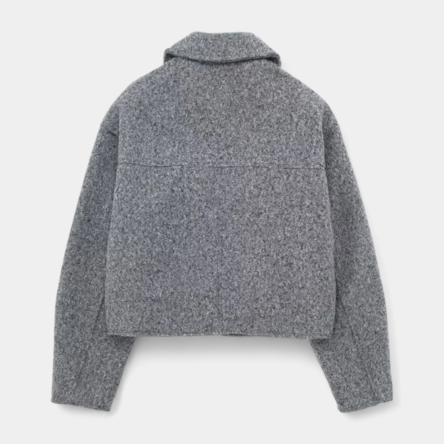 Veste Texturée Femme En Laine Mélangée