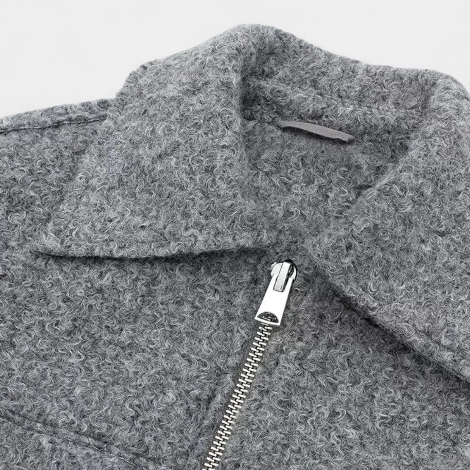 Veste Texturée Femme En Laine Mélangée