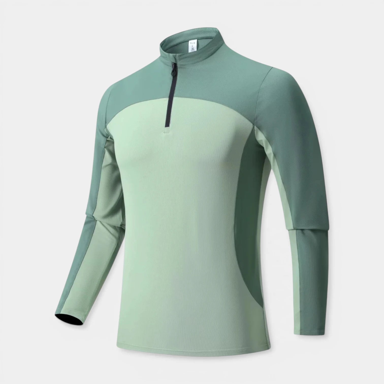 Haut Homme Manches Longues Demi-Zip