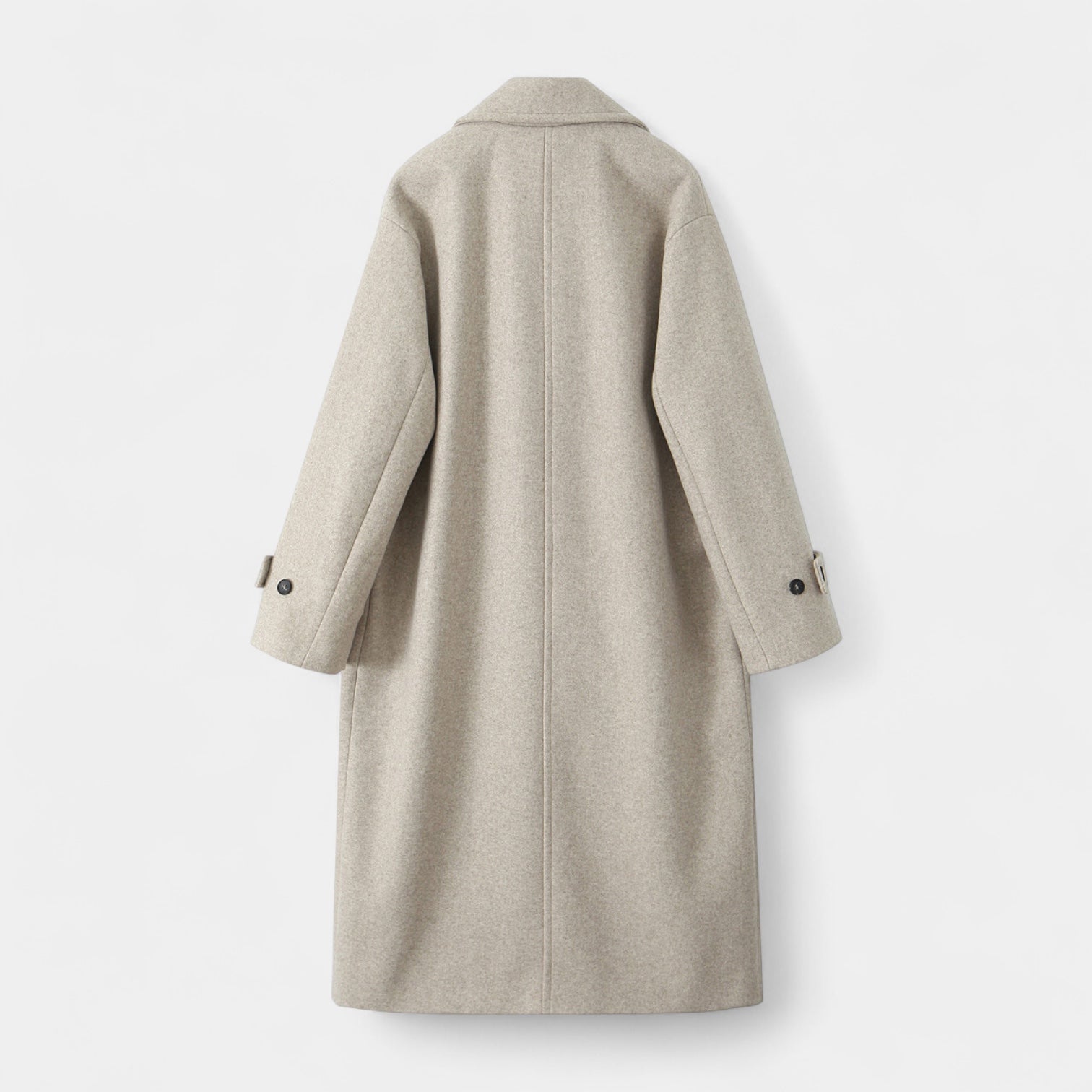 Manteau Long Femme À Revers