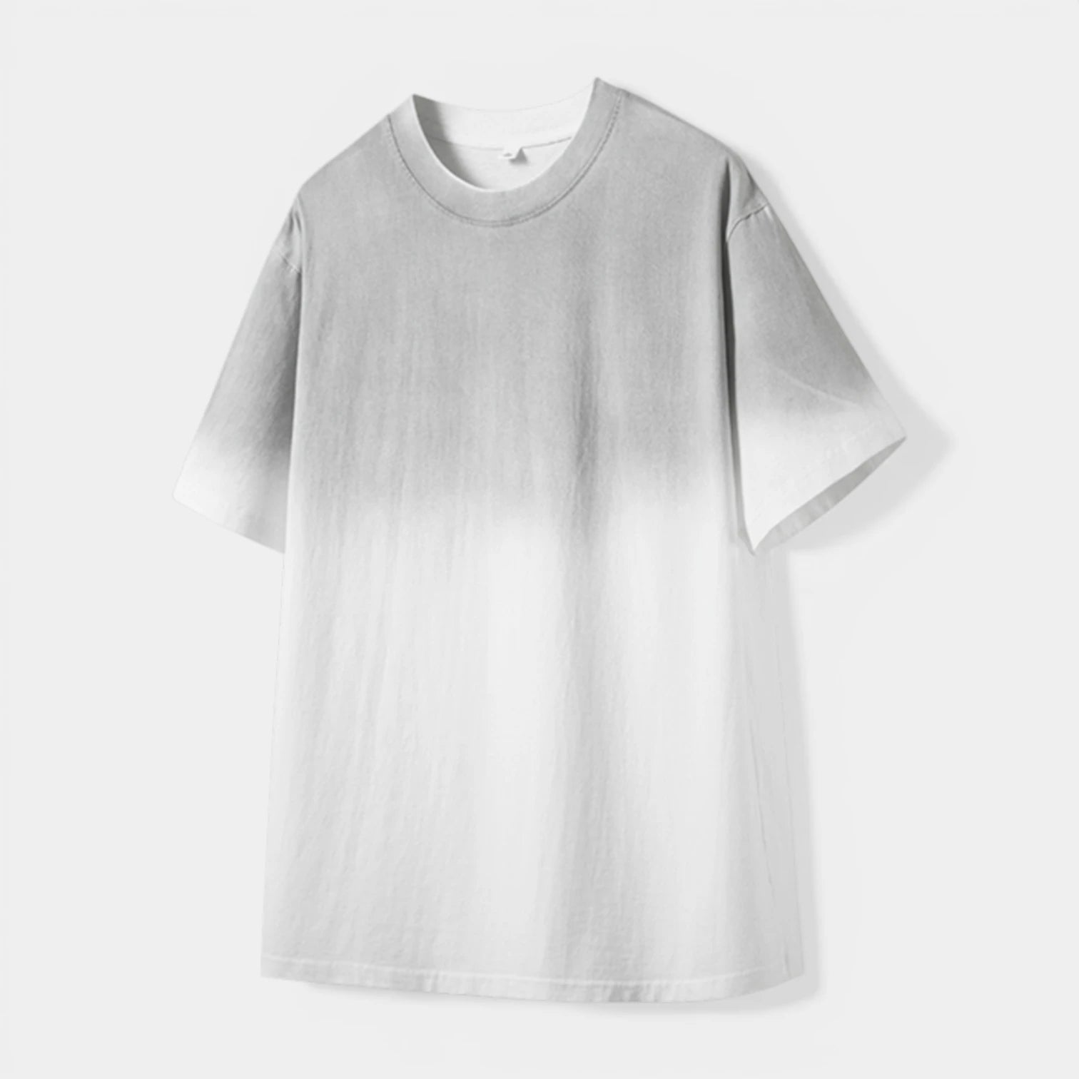 T-shirt Homme Col Rond Manches Courtes Uni Coupe Décontractée
