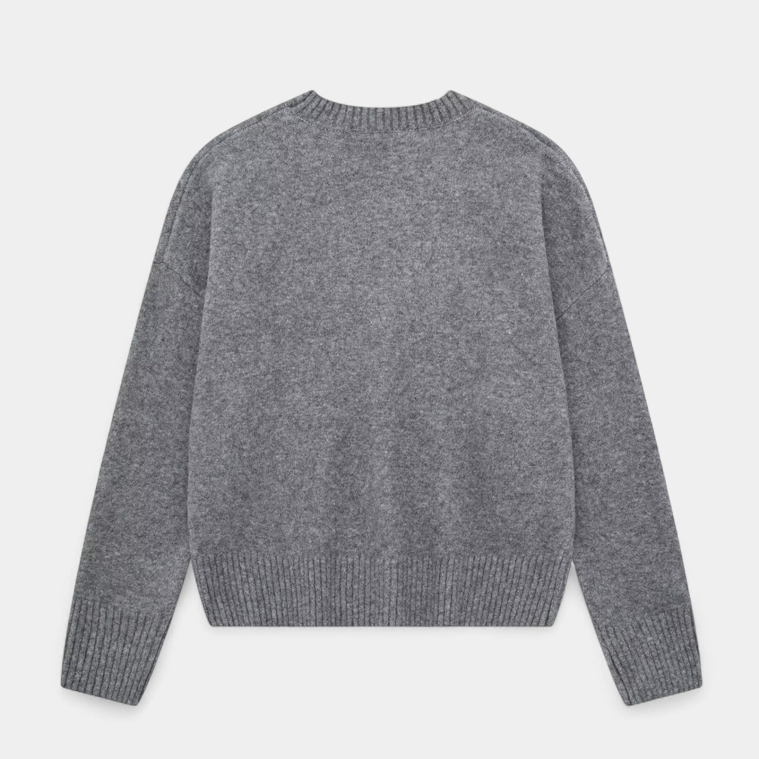 Pull En Maille Femme À Col Rond