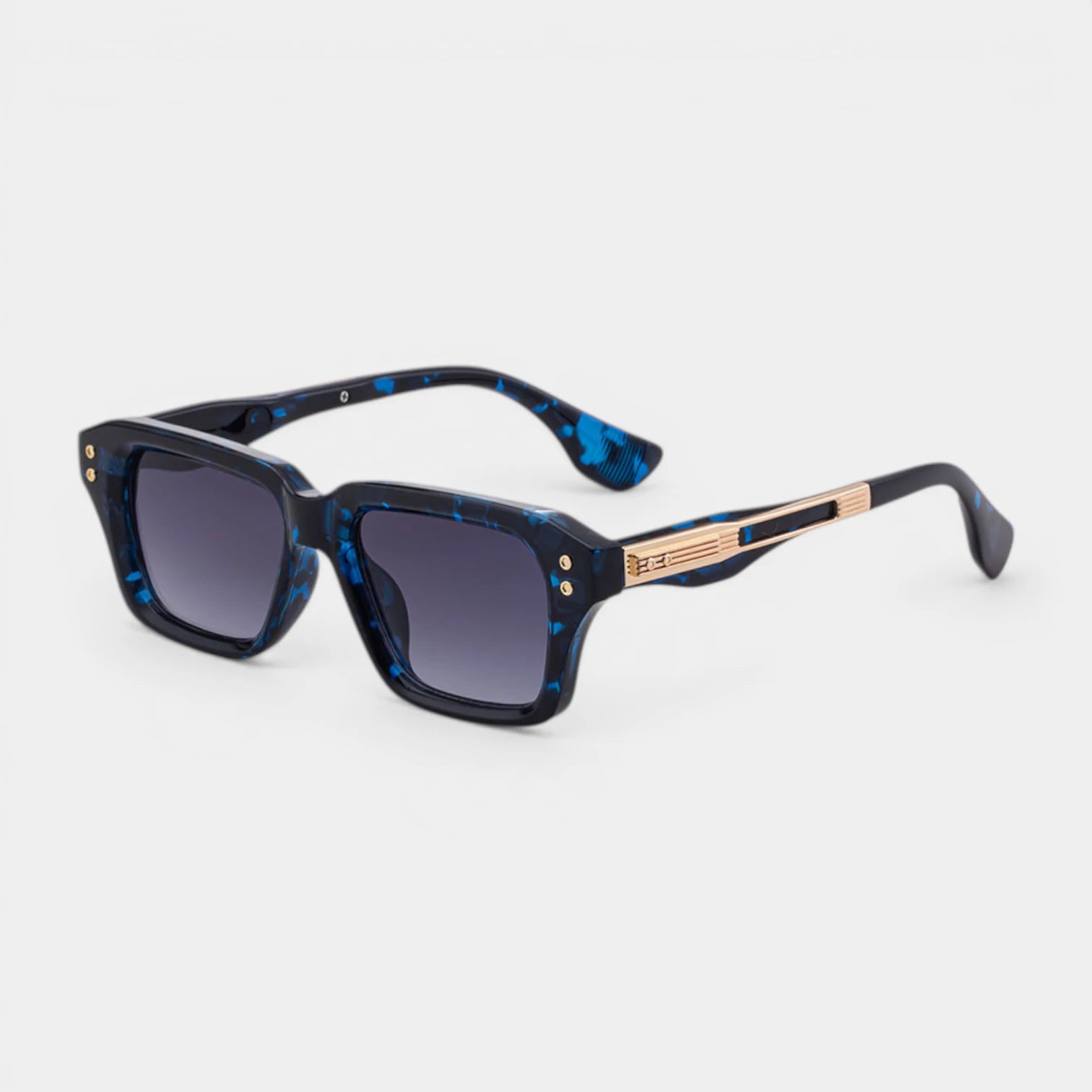 Lunettes Carrées Monture Épaisse Écaille pour Homme