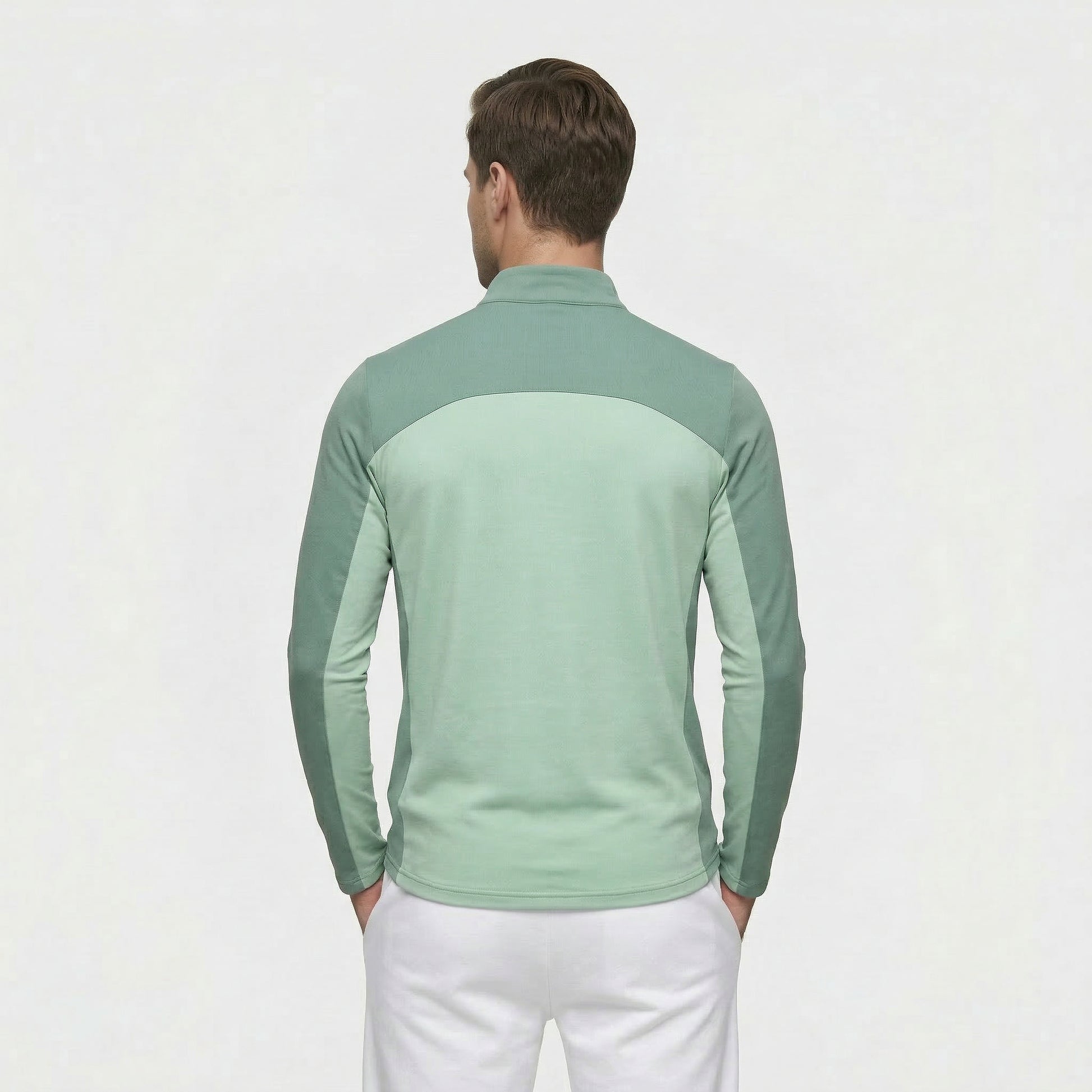 Haut Homme Manches Longues Demi-Zip