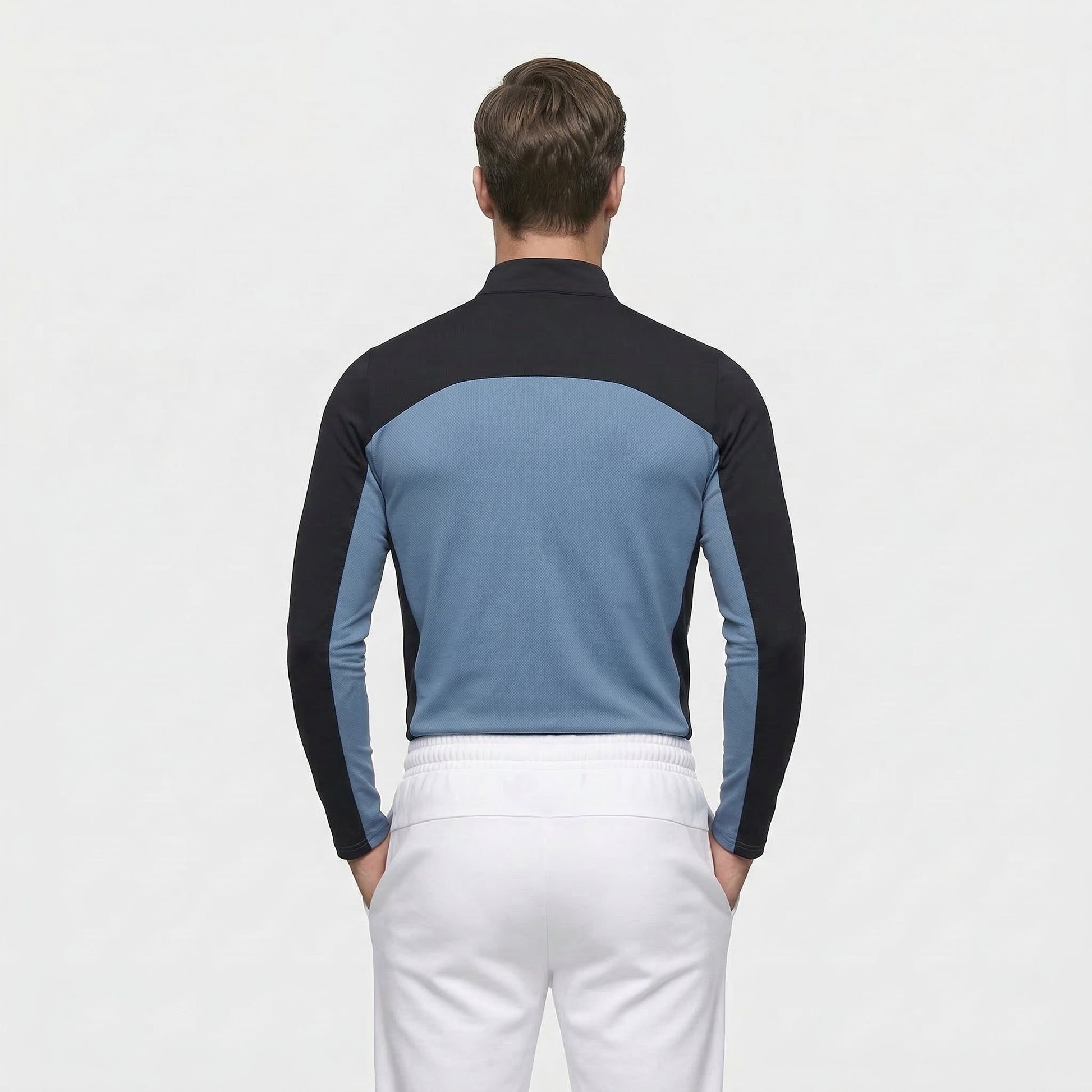 Haut Homme Manches Longues Demi-Zip