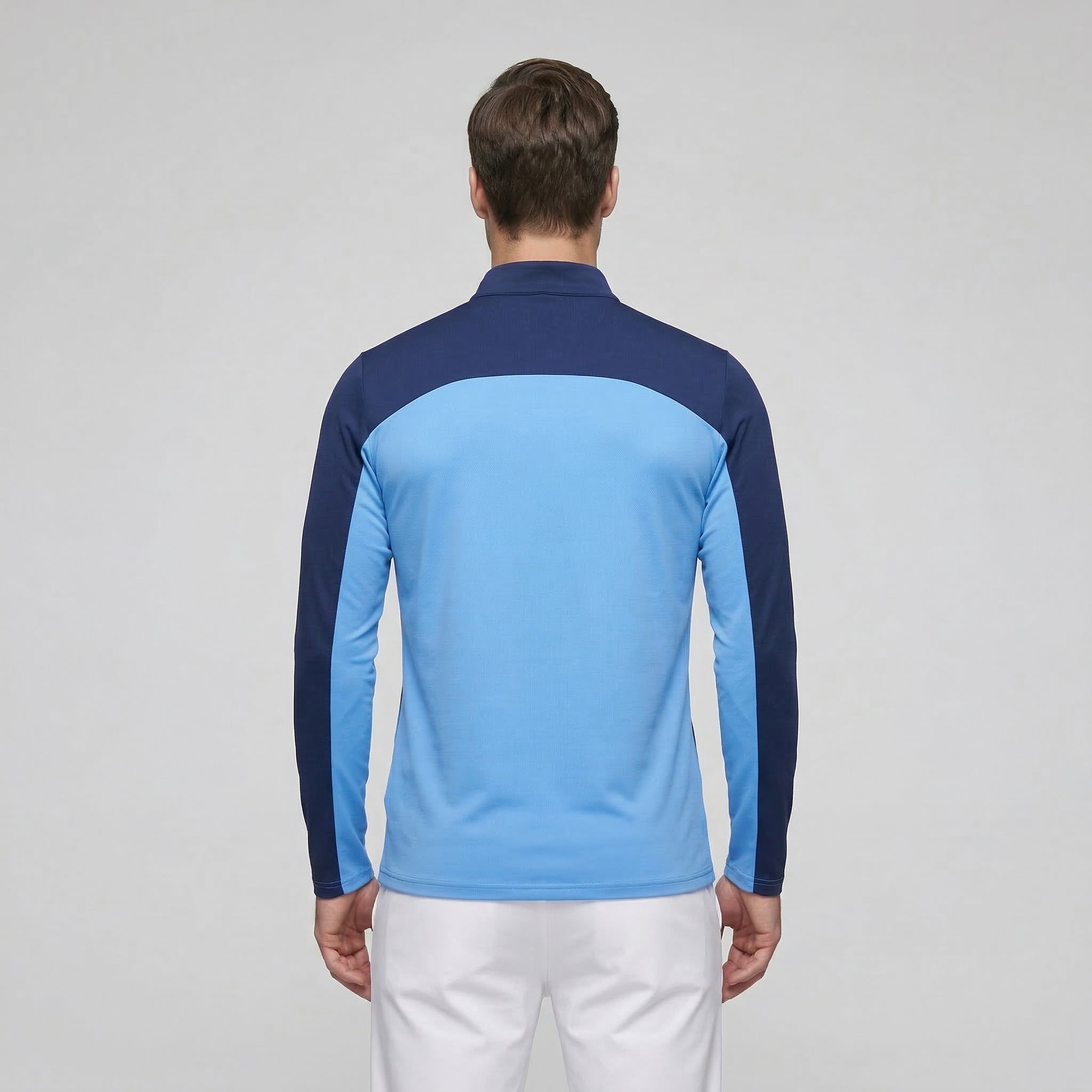 Men's Half-Zip Long-Sleeve Top