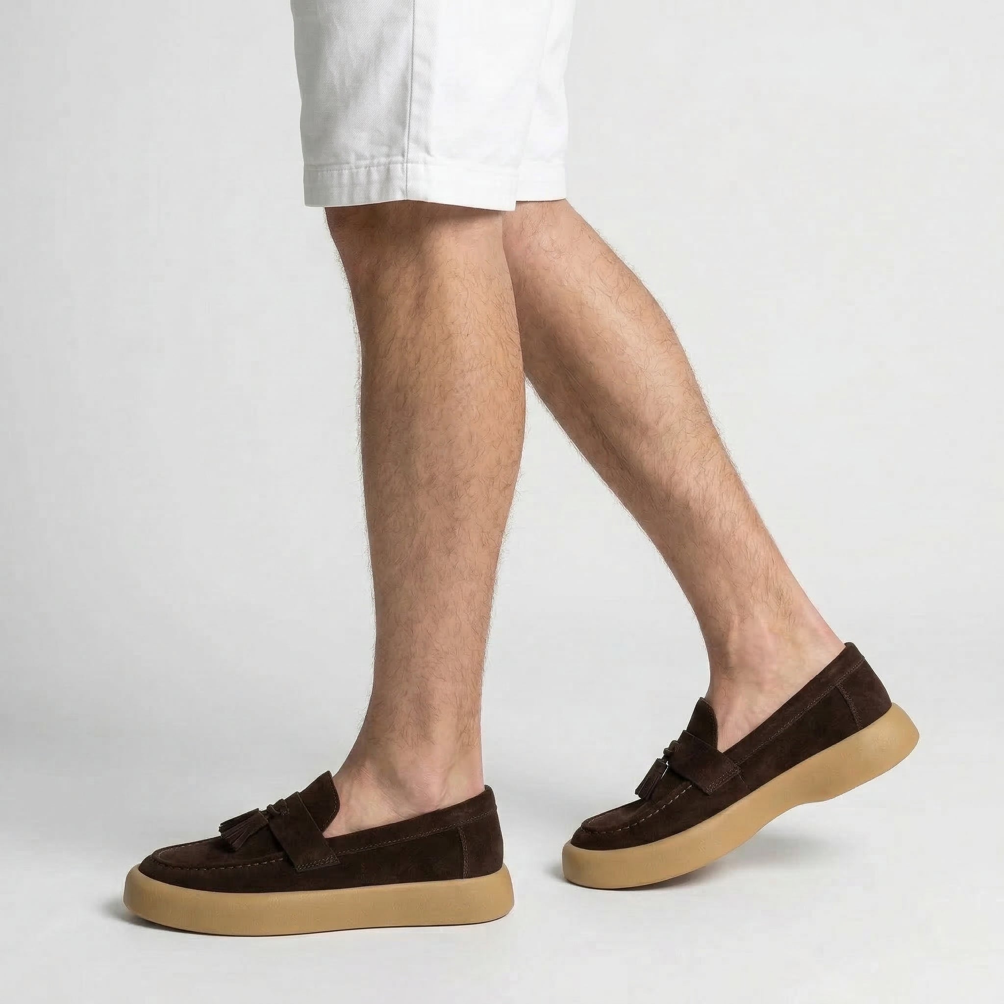 Men's Tasseled Thick Sole Loafers Casual