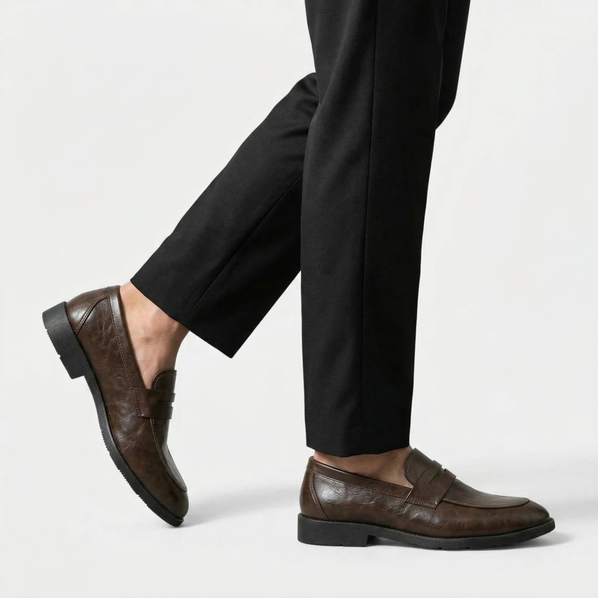 Mocassins Homme Sans Lacets Penny Loafers Élégants