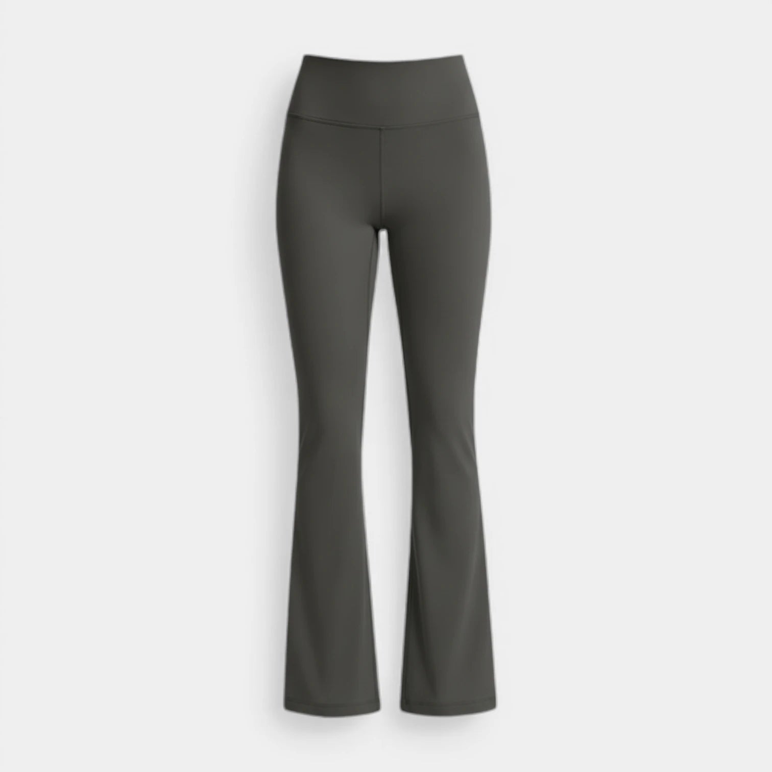 Legging Femme Taille Haute Évasé – Large Ceinture Coupe Ajustée