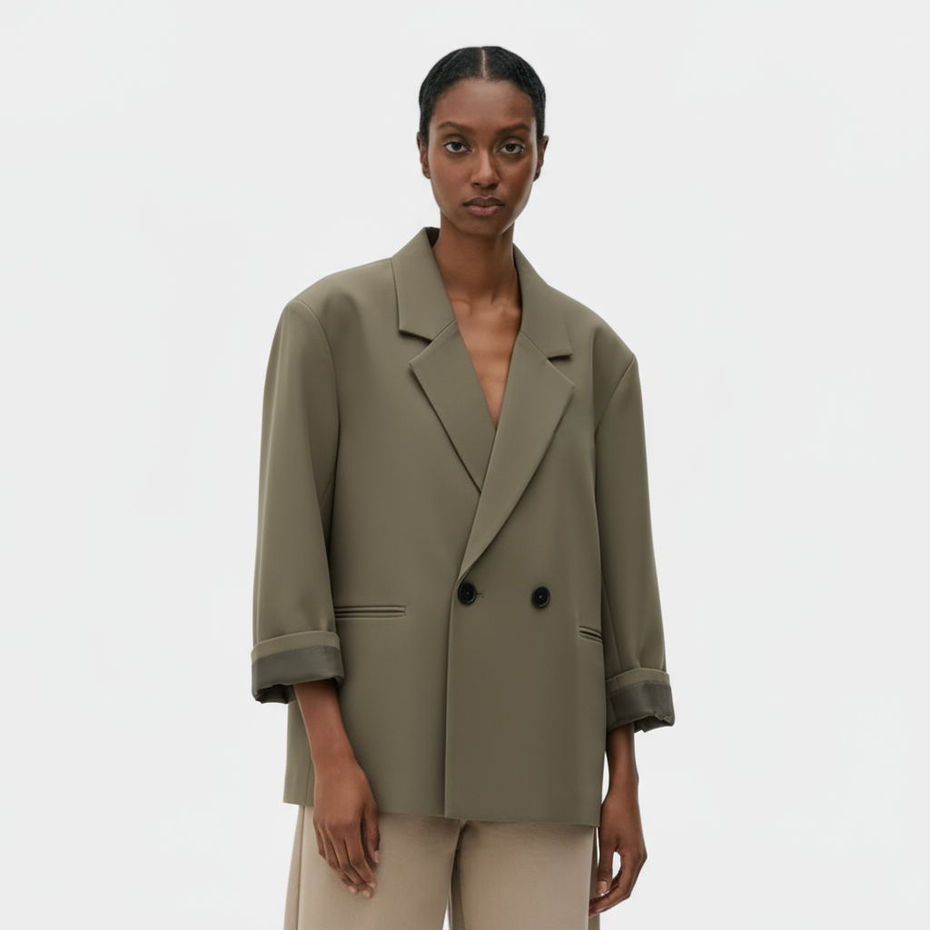 Blazer Femme À Double Boutonnage