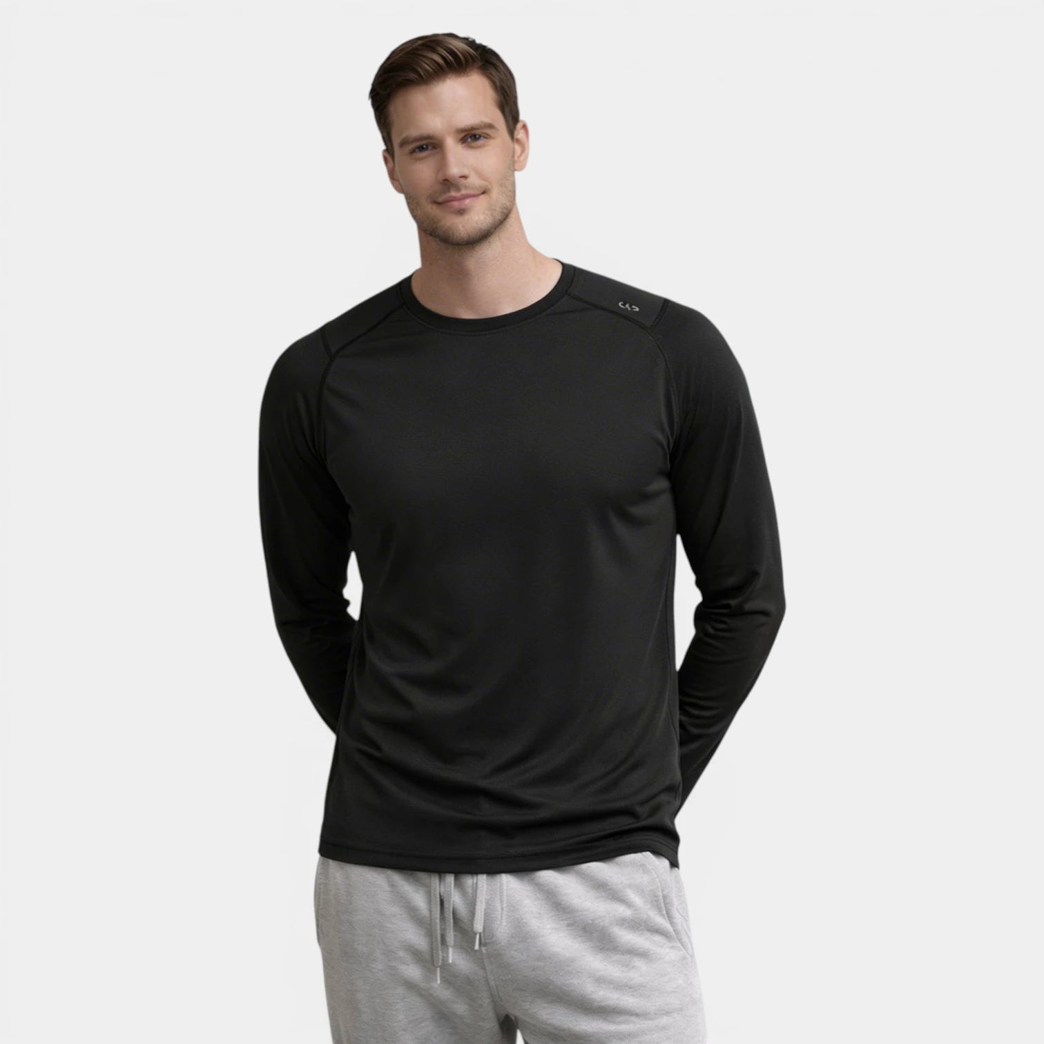 T-shirt Homme Manches Longues Unie