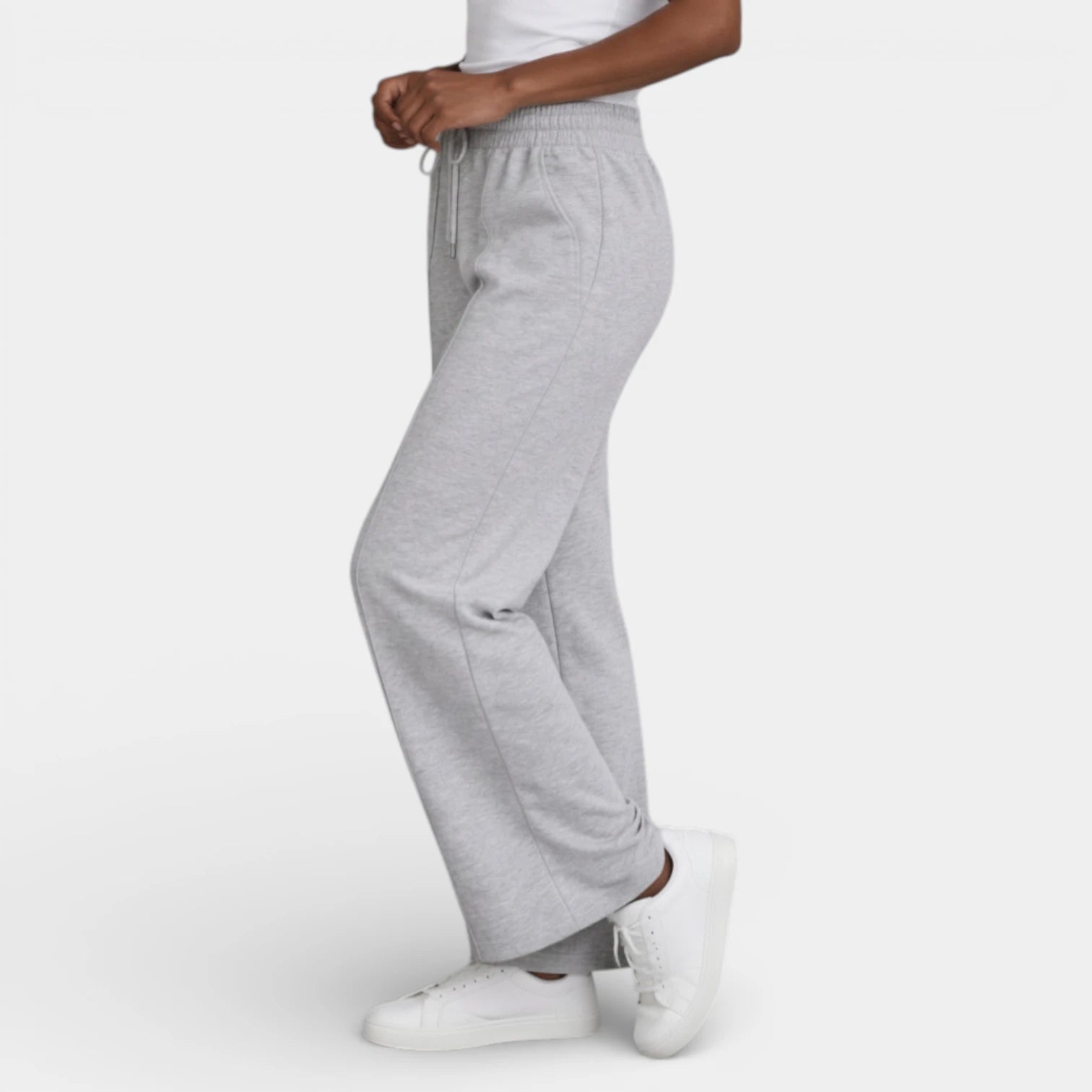 Pantalon Large Femme Cordon de Serrage – Taille Élastique Coupe Décontractée