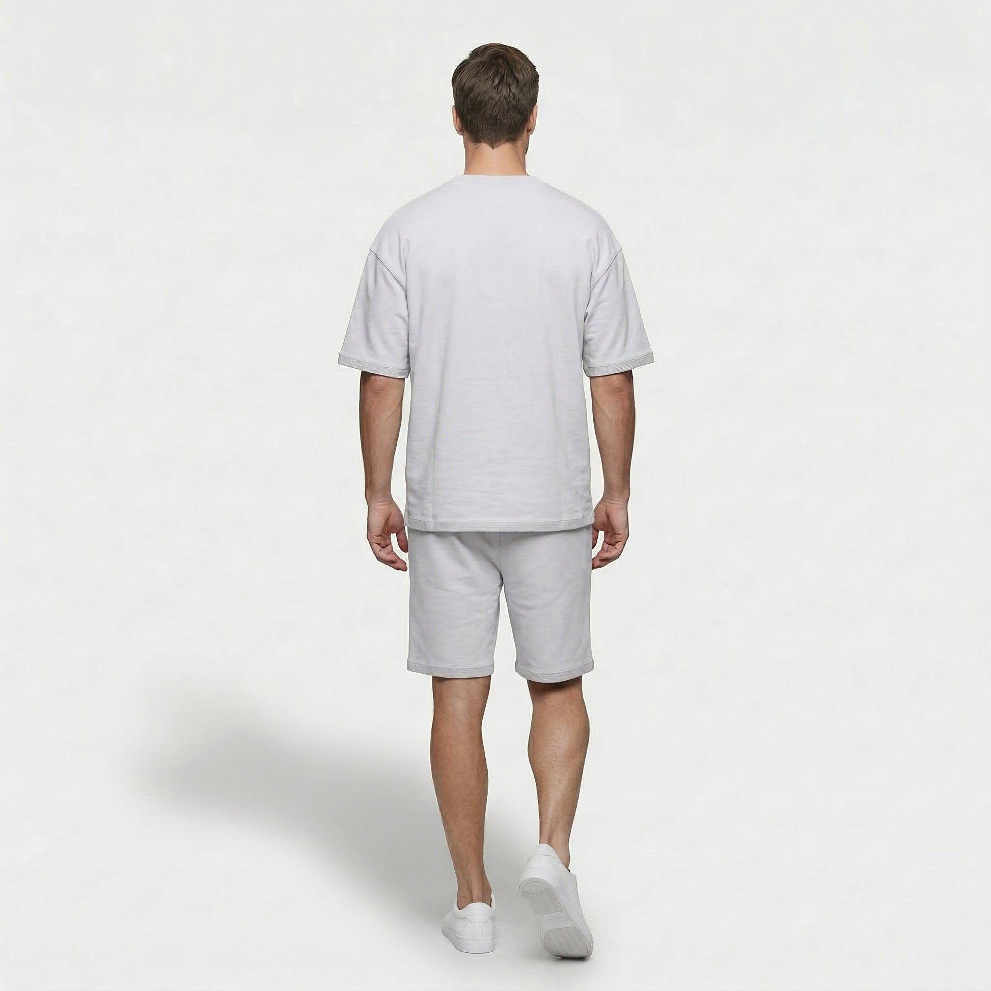 Ensemble Homme T-shirt Manches Courtes et Short Couleur Unie