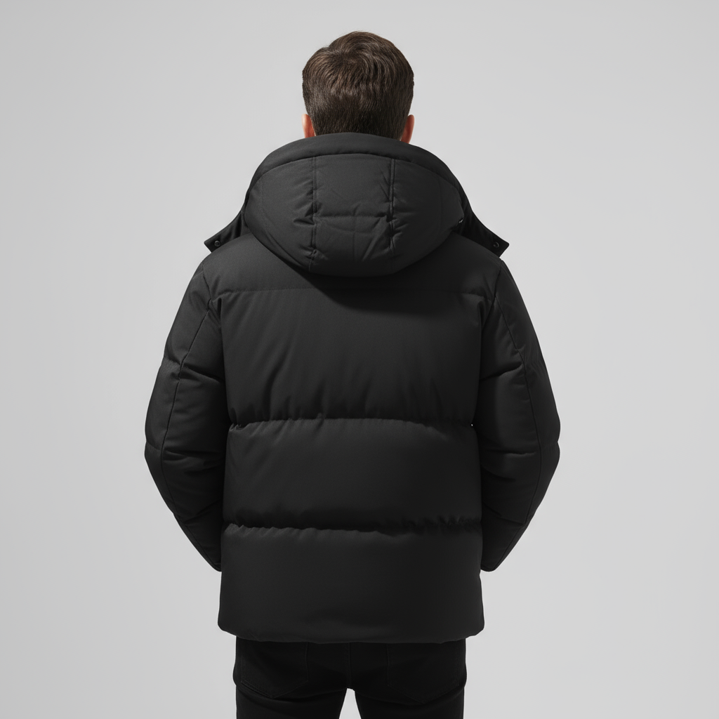 Doudoune Matelassée à Capuche Pour Homme