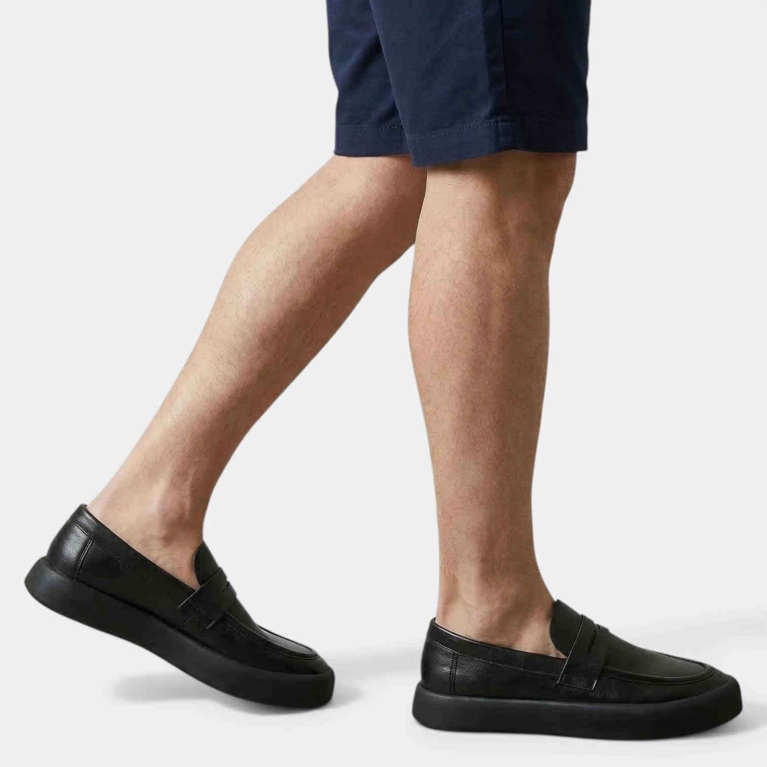 Mocassins Homme Penny Semelle Épaisse Habillés