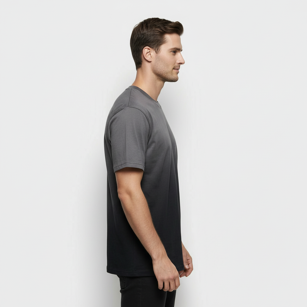 T-shirt Homme Col Rond Manches Courtes Uni Coupe Décontractée