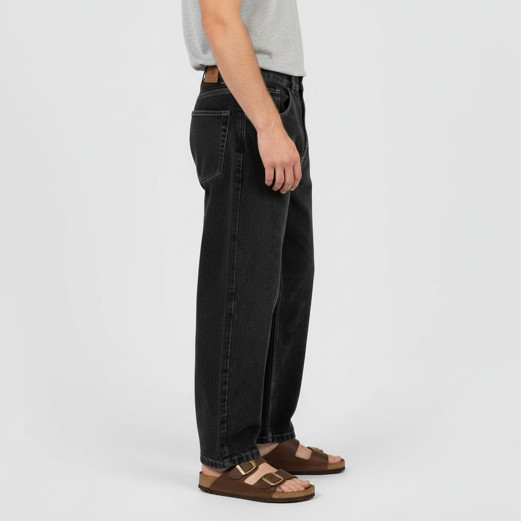 Men's Straight-Leg Button Fly Jeans