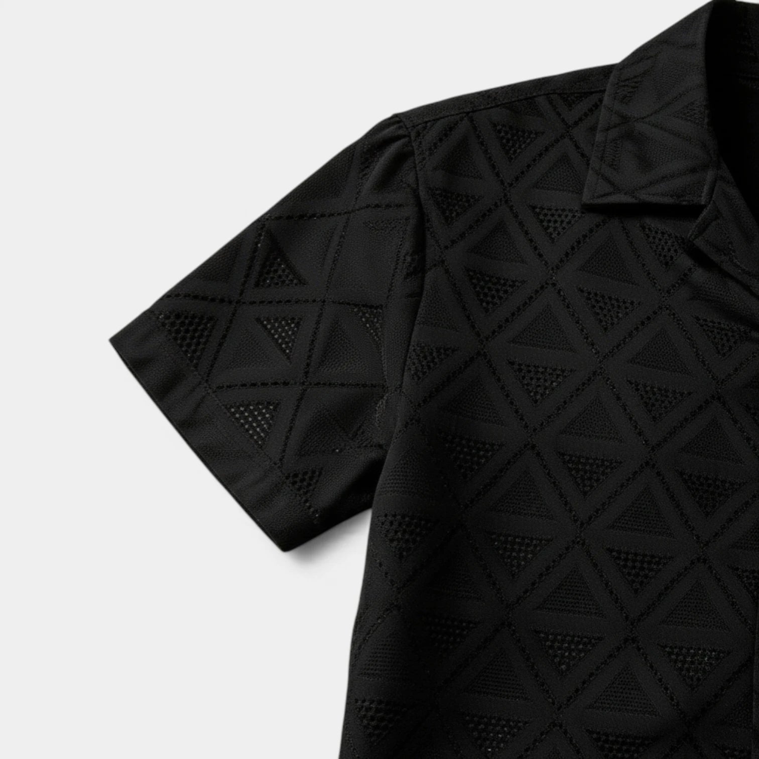 Chemise Homme à Manches Courtes Boutonnée