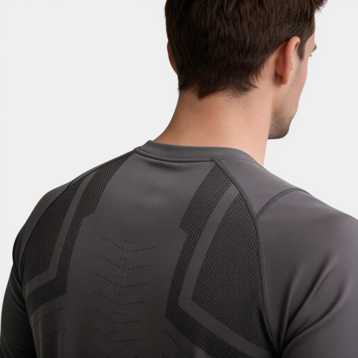T-shirt Homme Manches Longues Unie