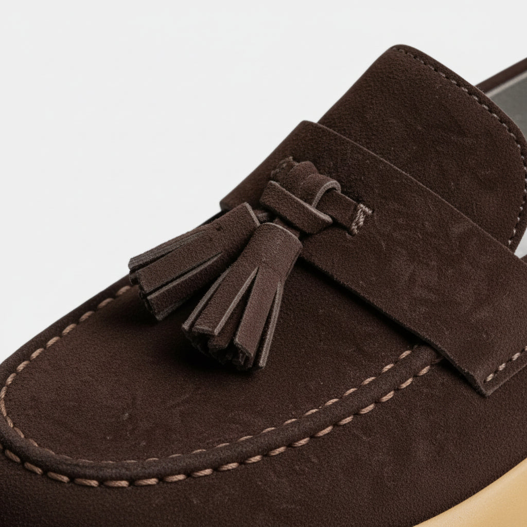 Mocassins Homme Pampilles Semelle Épaisse Casual