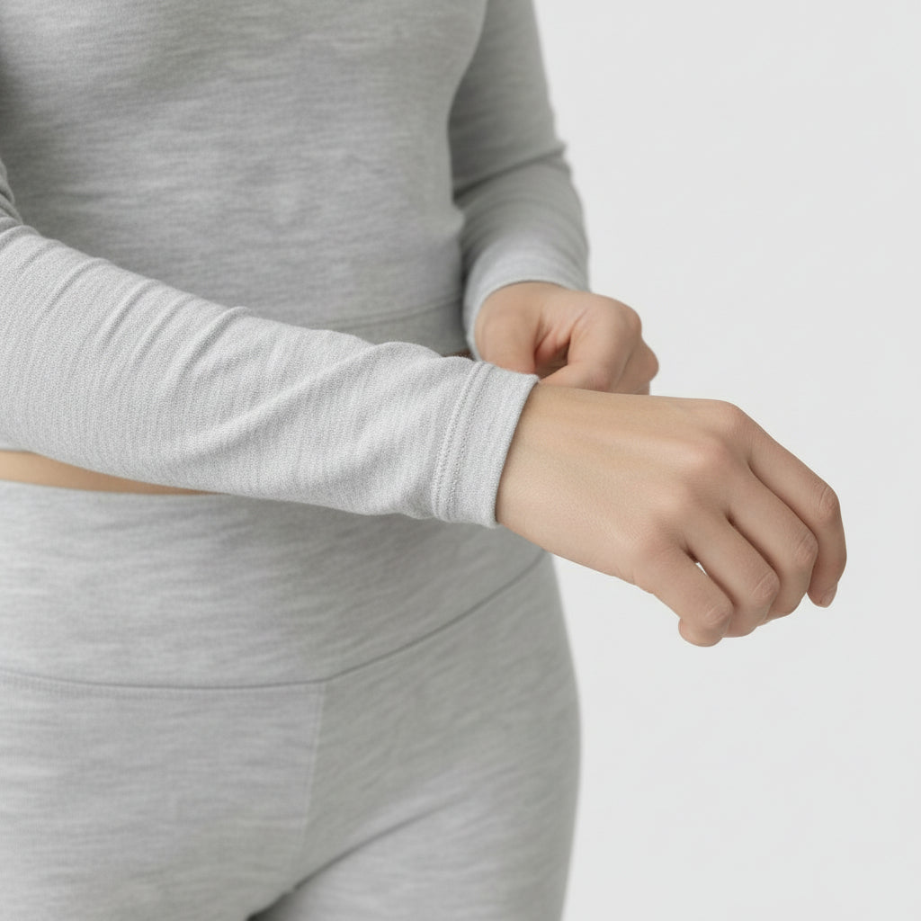 Ensemble Femme 2 Pièces Chic – Crop Top Manches Longues et Pantalon Évasé