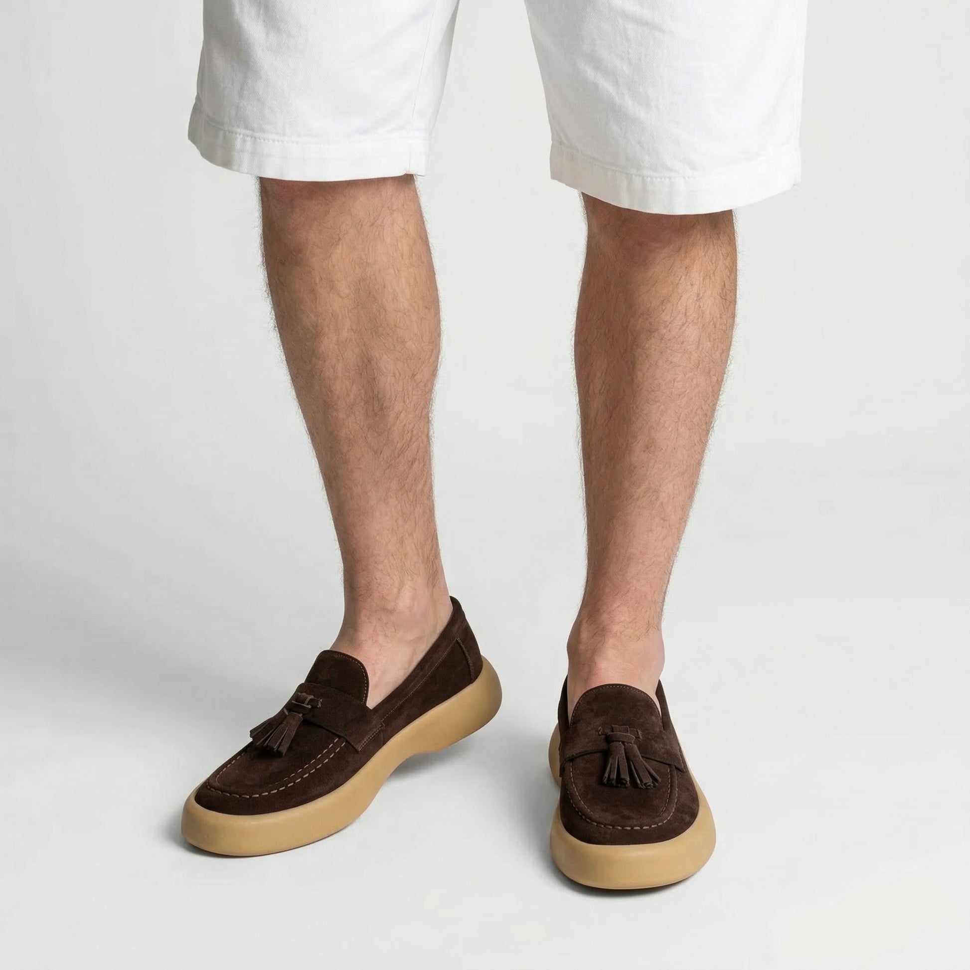 Mocassins Homme Pampilles Semelle Épaisse Casual