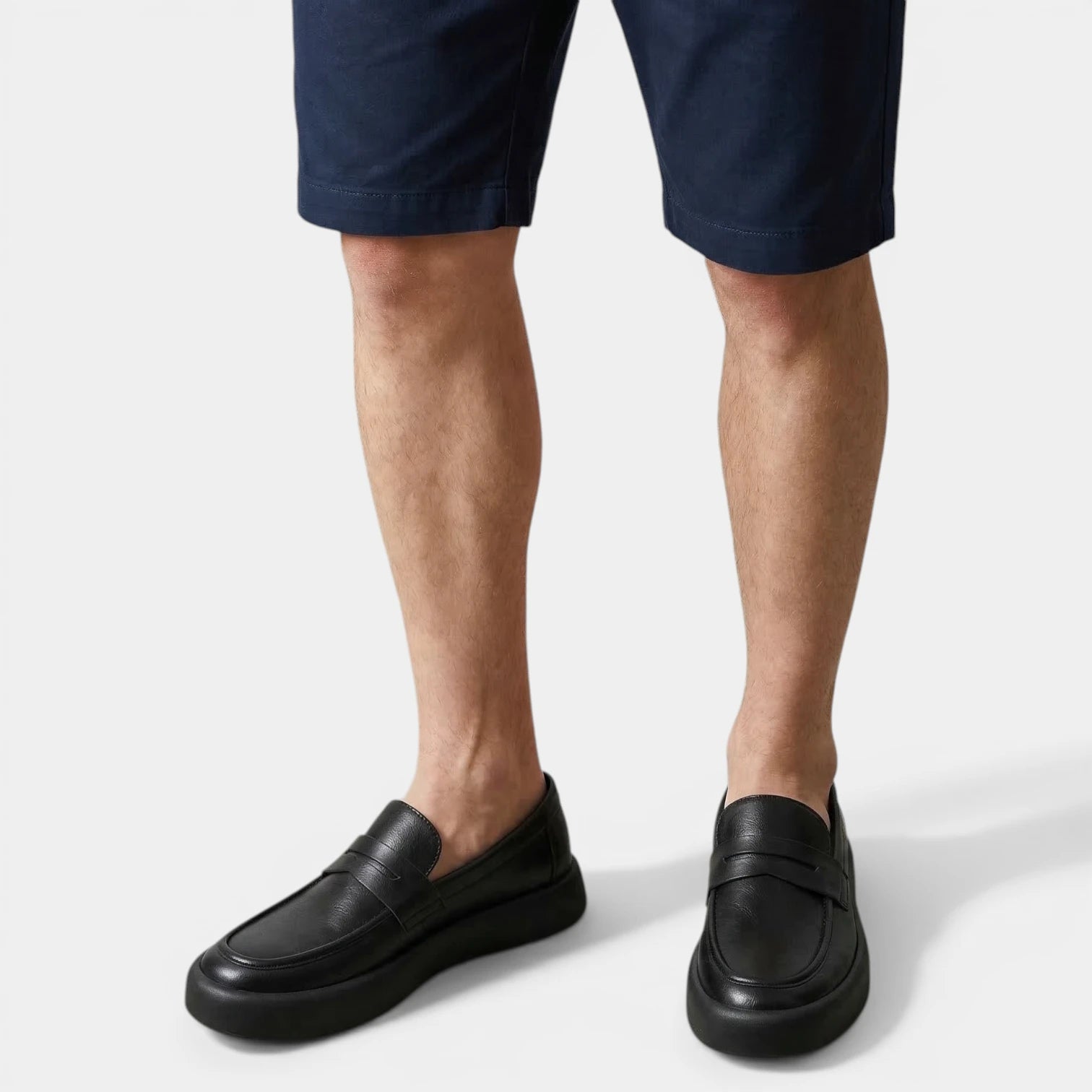 Mocassins Homme Penny Semelle Épaisse Habillés