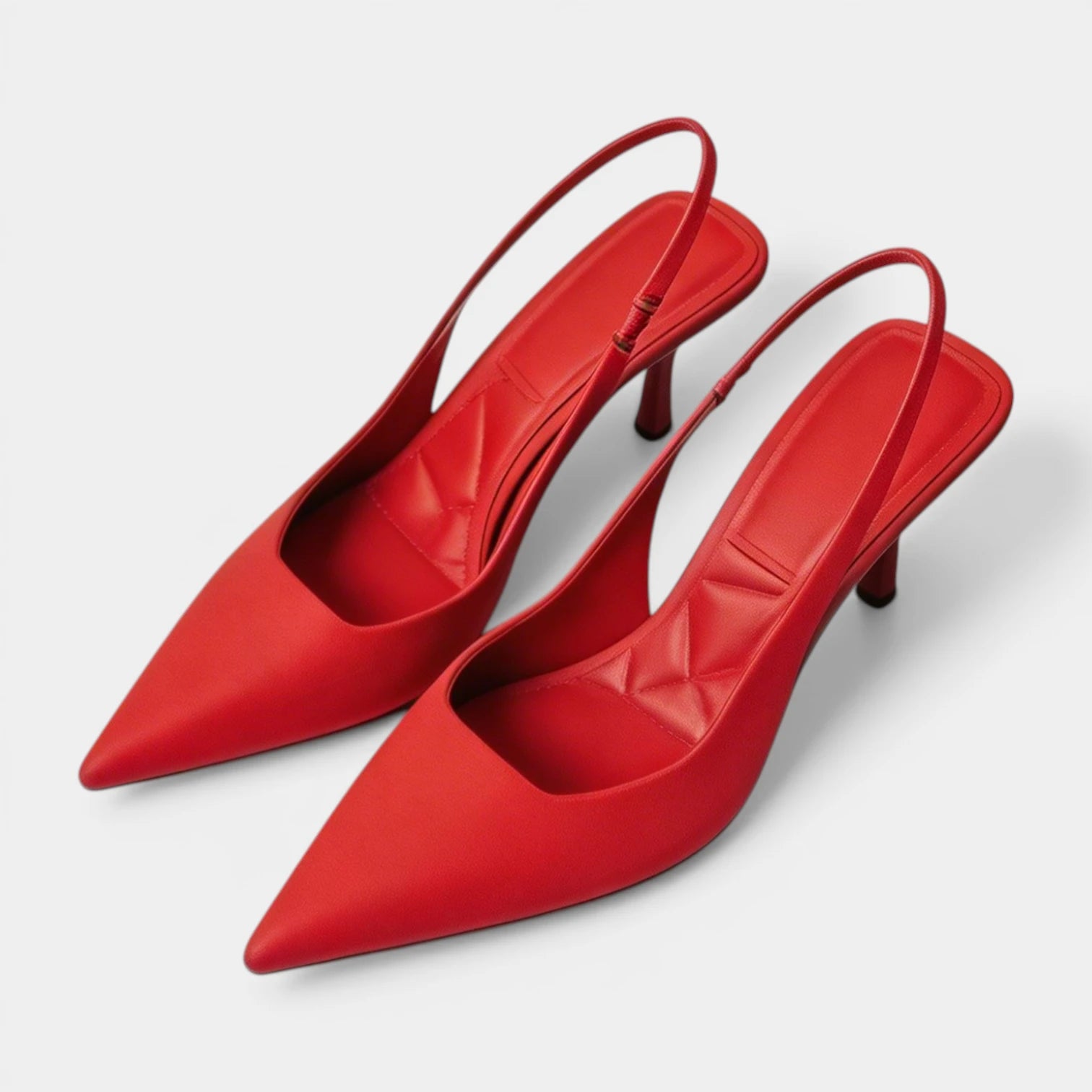 Escarpins Slingback Femme à Bout Pointu Talon Fin