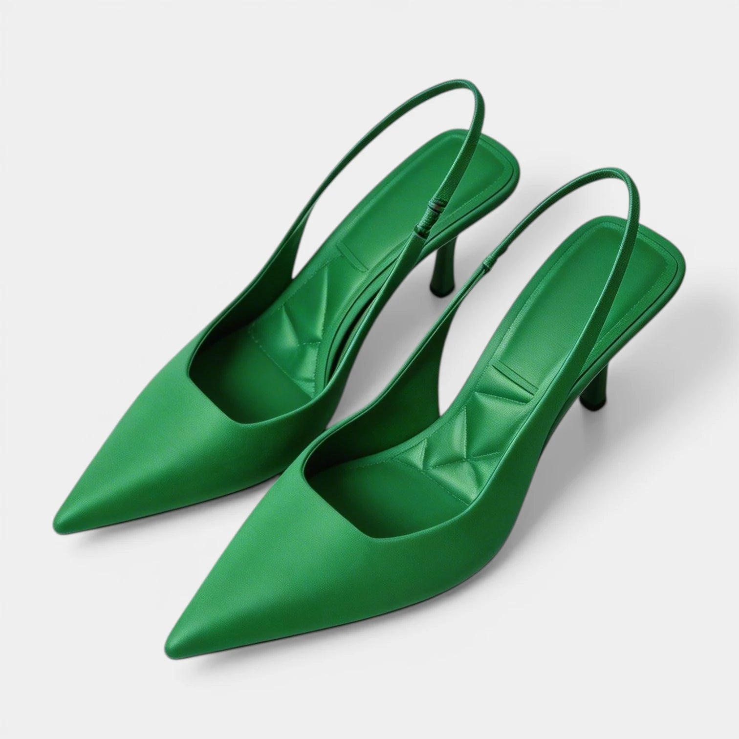 Escarpins Slingback Femme à Bout Pointu Talon Fin