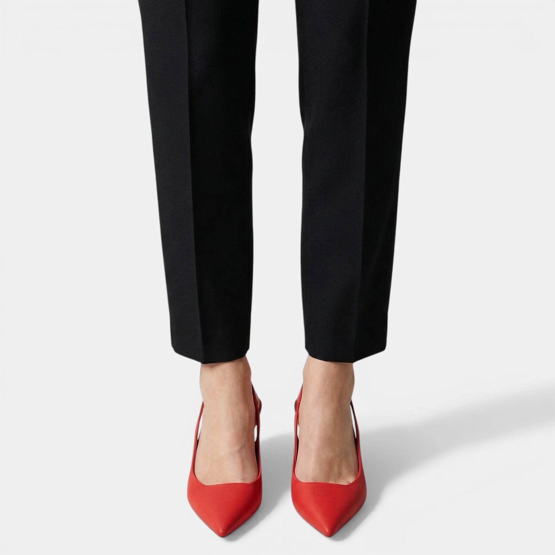 Escarpins Slingback Femme à Bout Pointu Talon Fin