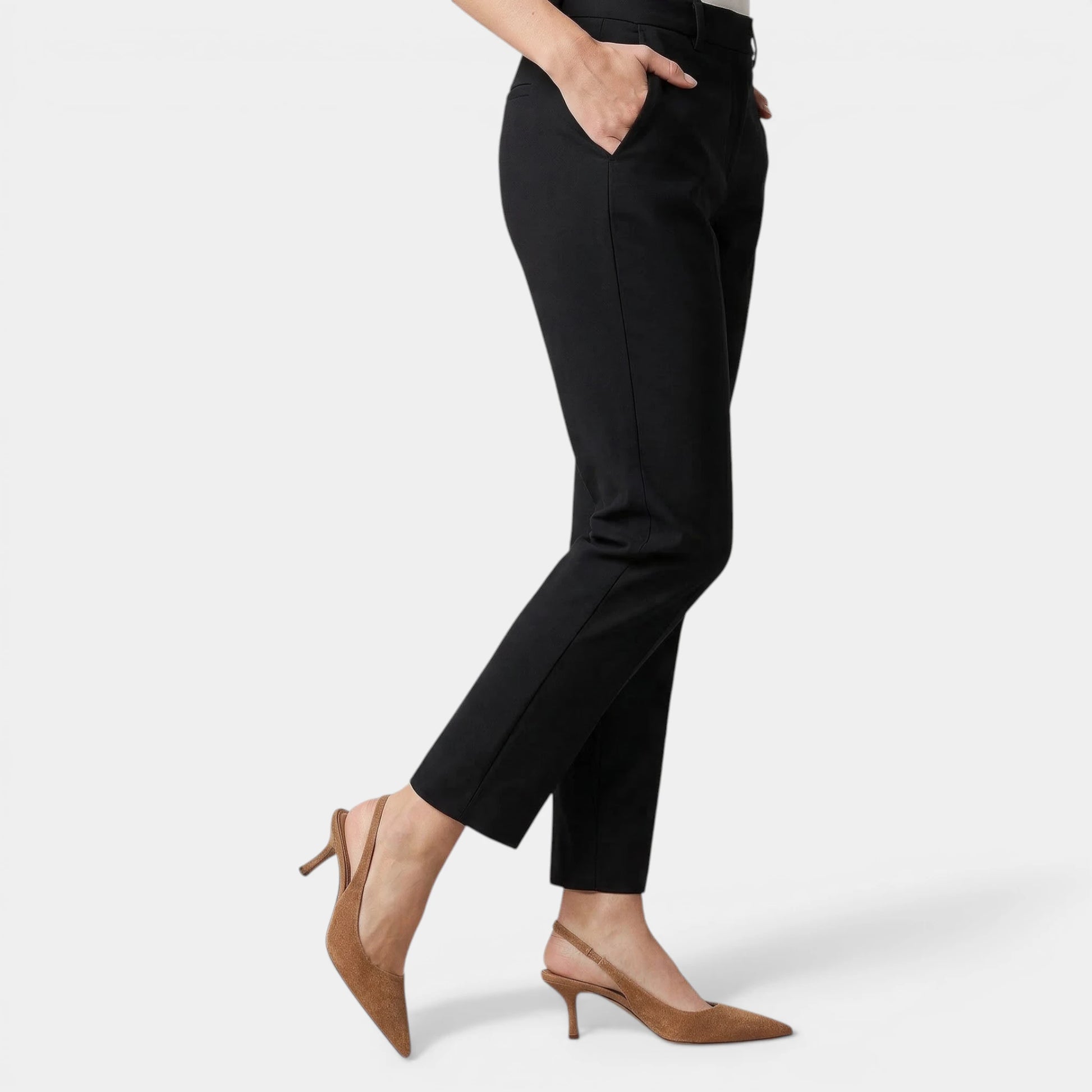 Escarpins Slingback Femme à Bout Pointu Talon Fin