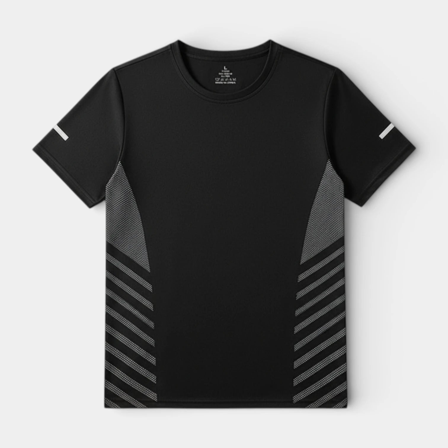 T-shirt Homme Col Rond Manches Courtes Coupe Droite Casual