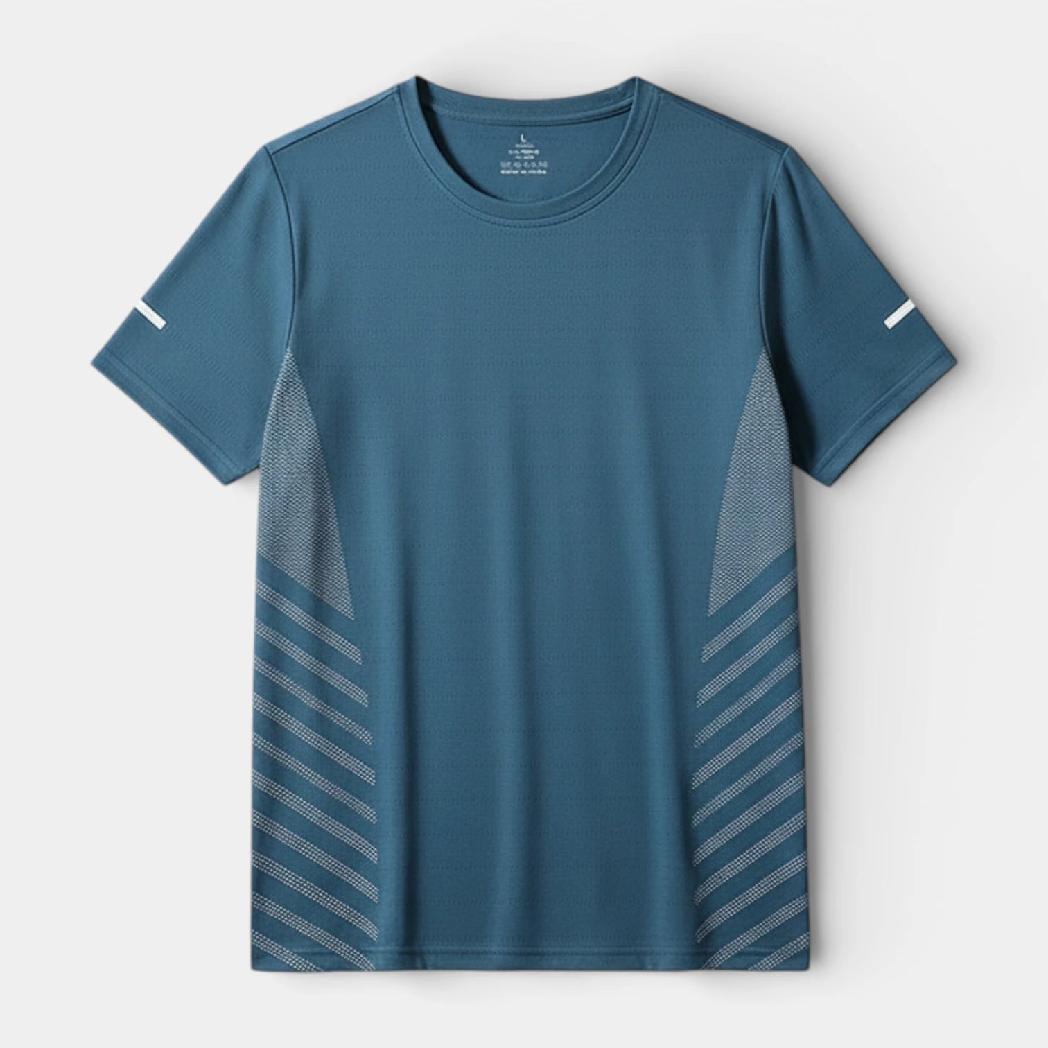 T-shirt Homme Col Rond Manches Courtes Coupe Droite Casual