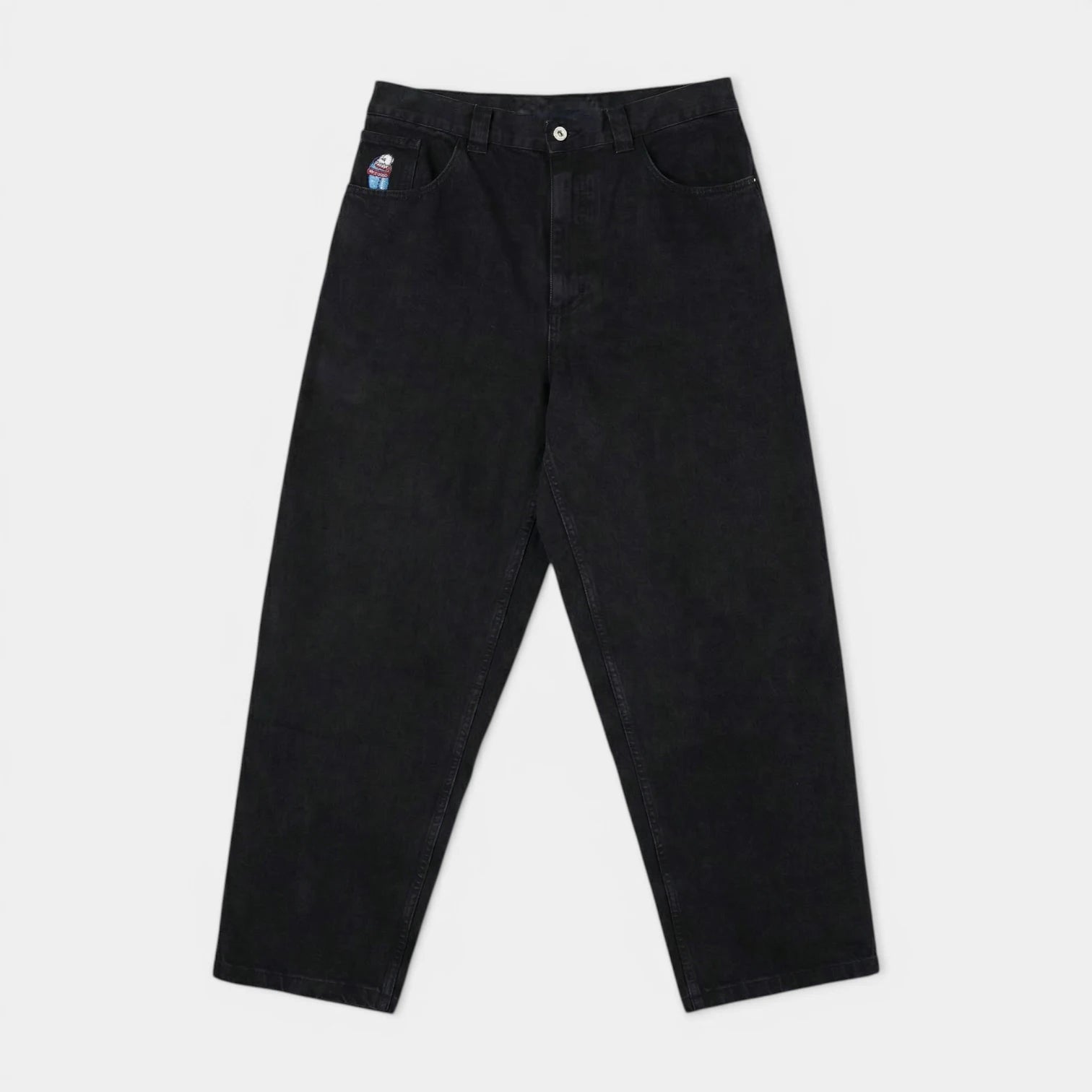 Men's Straight-Leg Button Fly Jeans