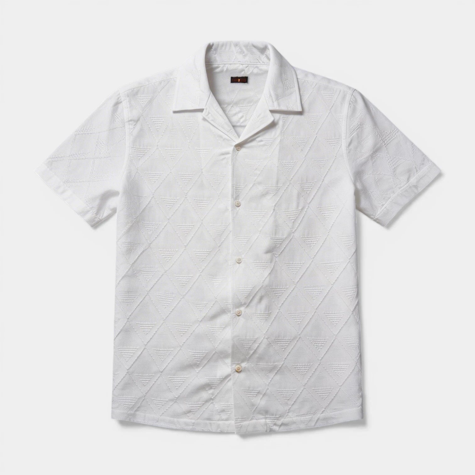 Chemise Homme à Manches Courtes Boutonnée