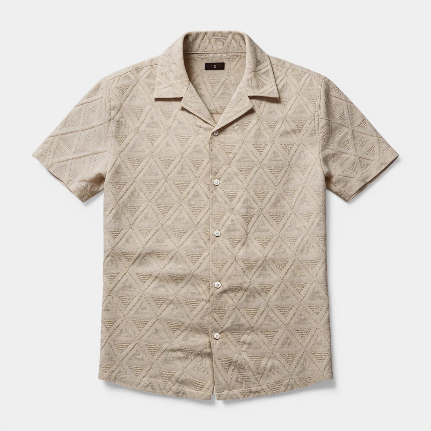Chemise Homme à Manches Courtes Boutonnée