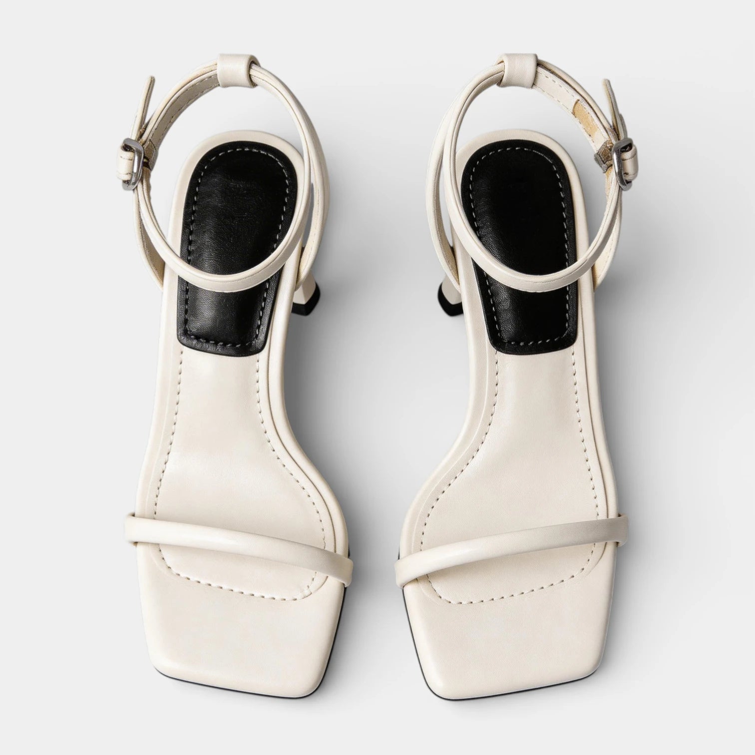 Sandales à Talon Femme Bout Carré – Bride Cheville Design Minimaliste