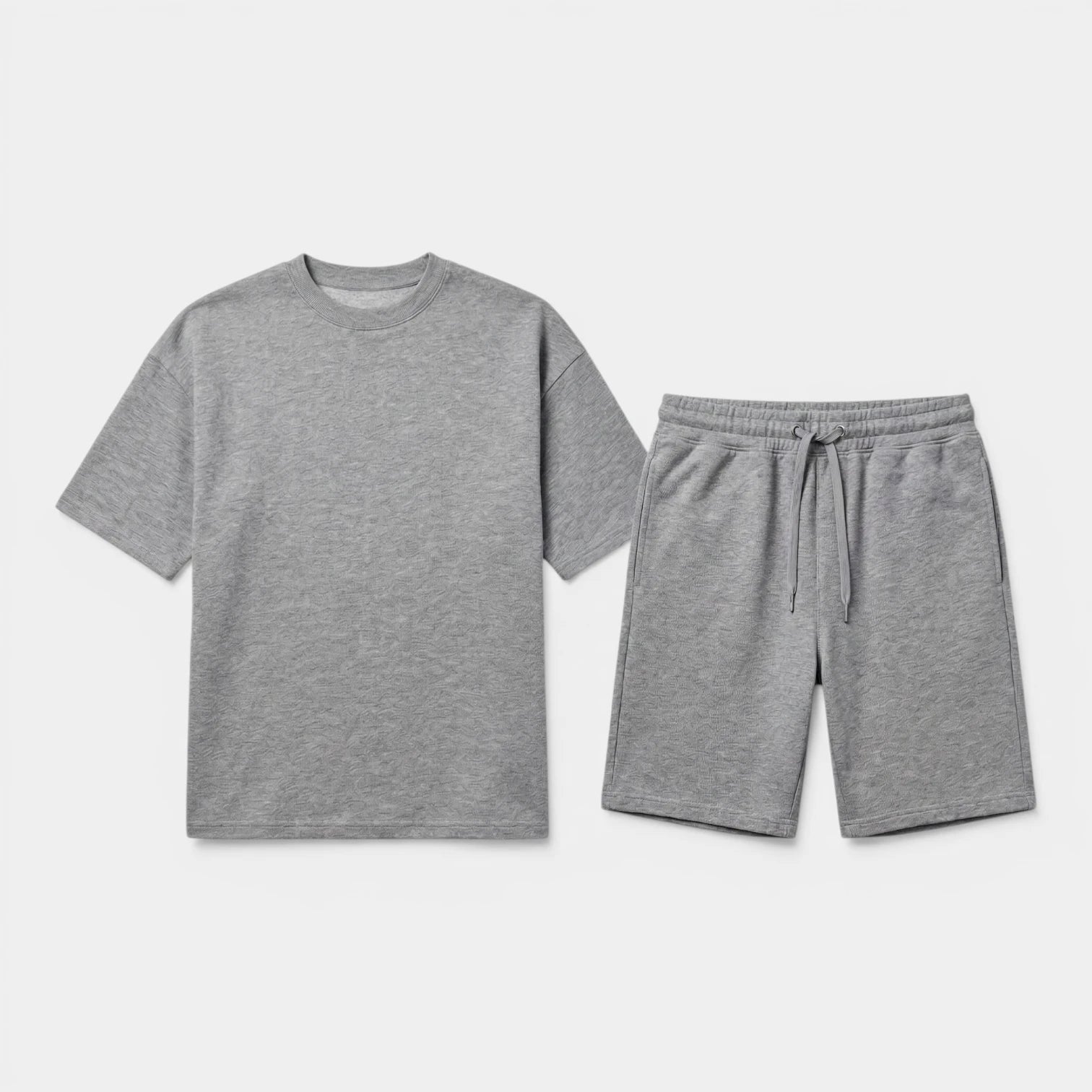 Ensemble Homme T-shirt Manches Courtes et Short Couleur Unie
