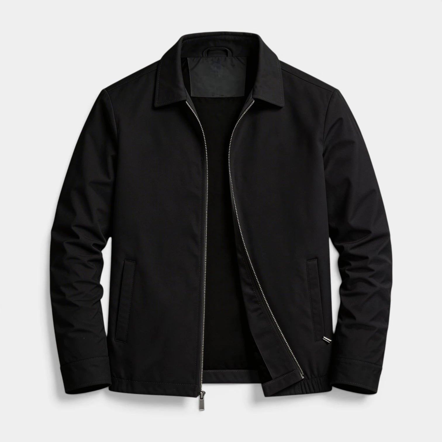 Veste Homme Zippée Col Classique Design Minimal