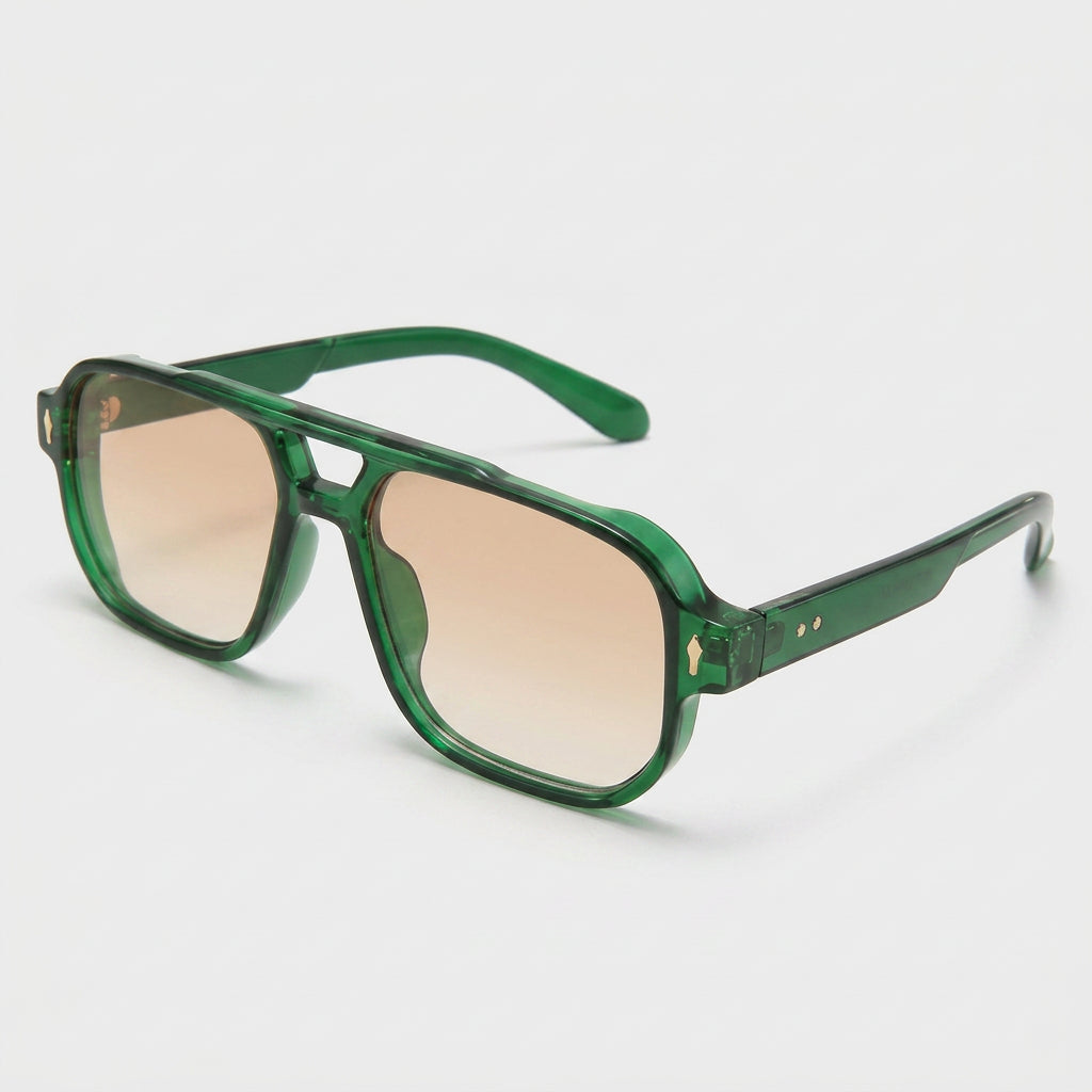 Lunettes Carrées Monture Acetate Verres Teintés pour Homme