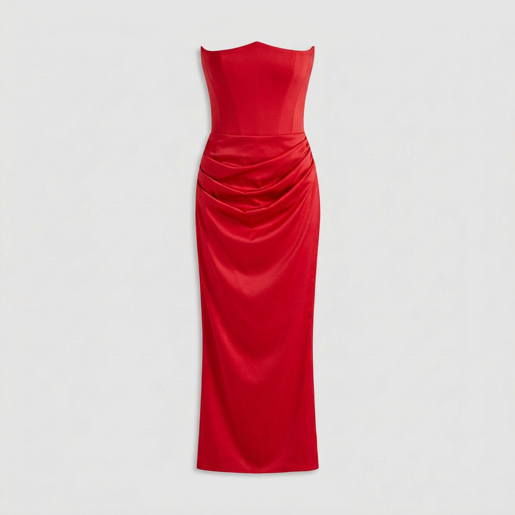 Robe Colonne Bretelles Fines Dos Échancré pour Femme