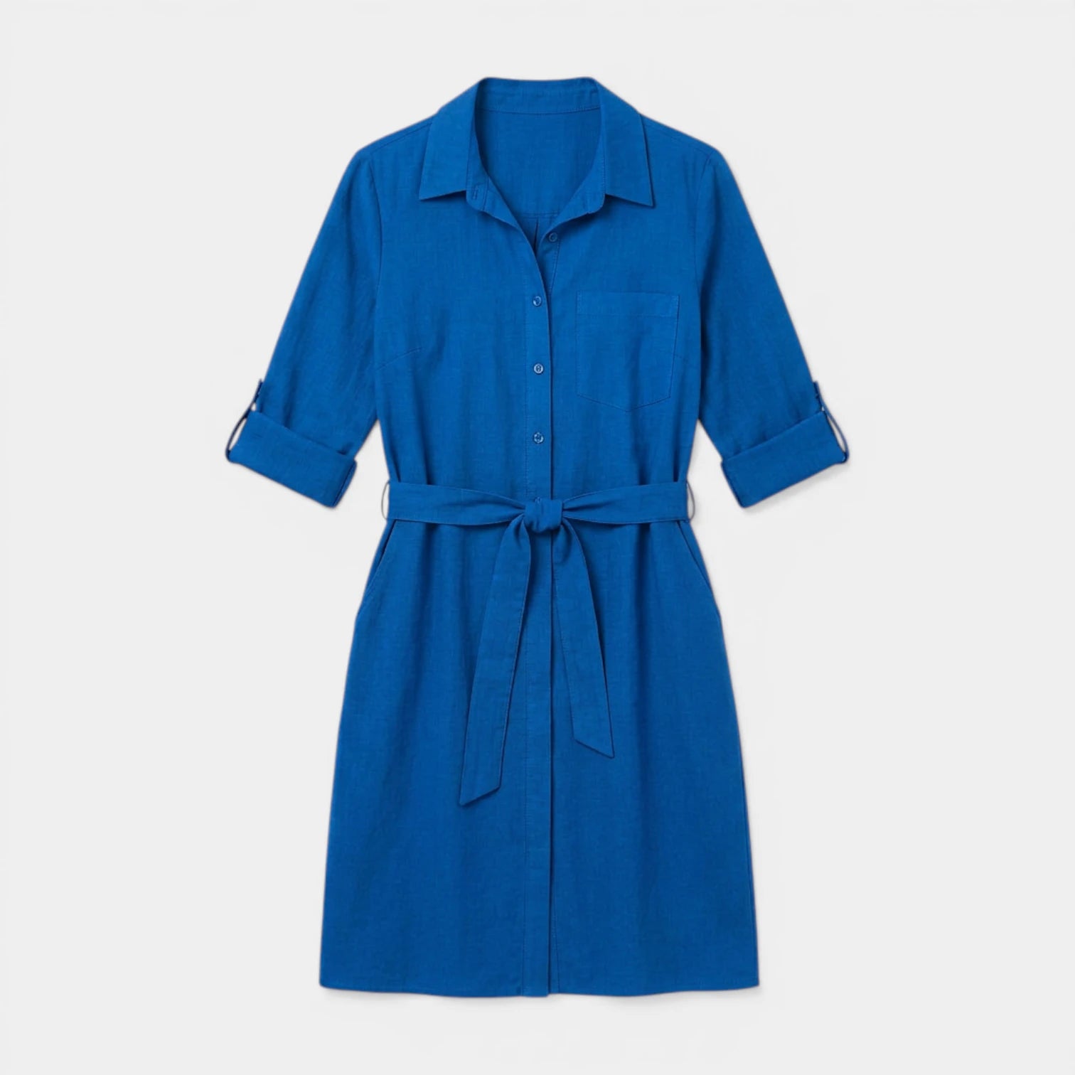 Robe Midi Bretelles Coupe Évasée pour Femme