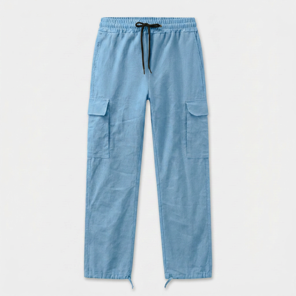 Men's Relaxed Fit Multi-Pocket Cargo Pants