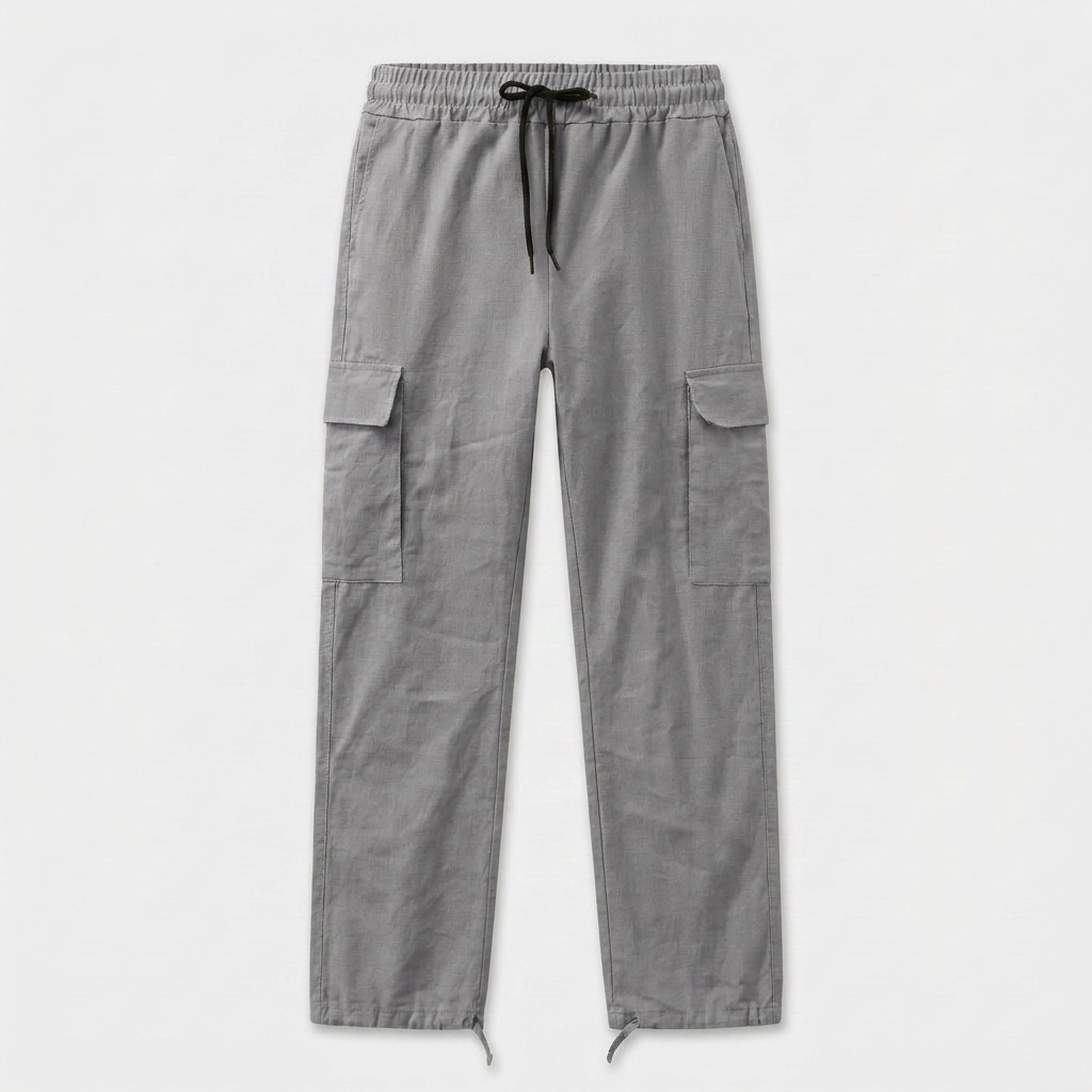 Men's Relaxed Fit Multi-Pocket Cargo Pants