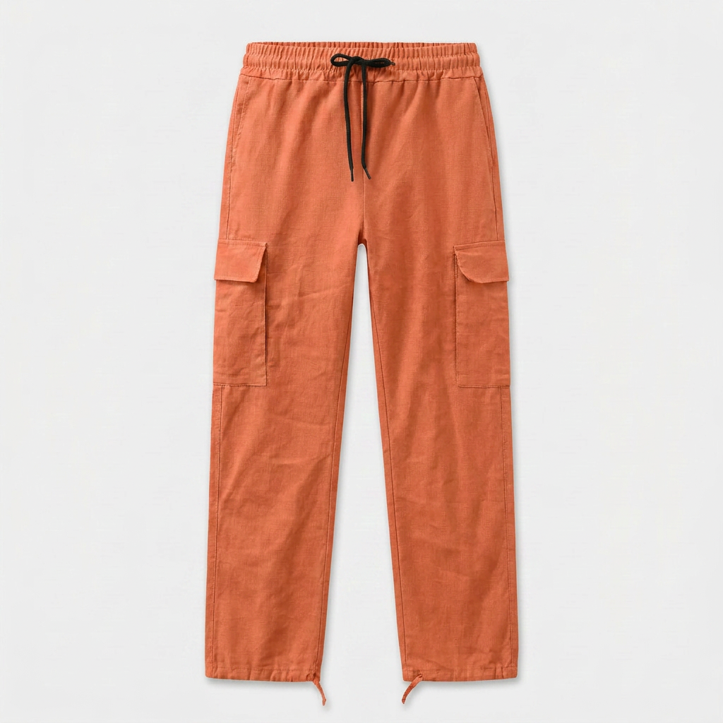 Men's Relaxed Fit Multi-Pocket Cargo Pants