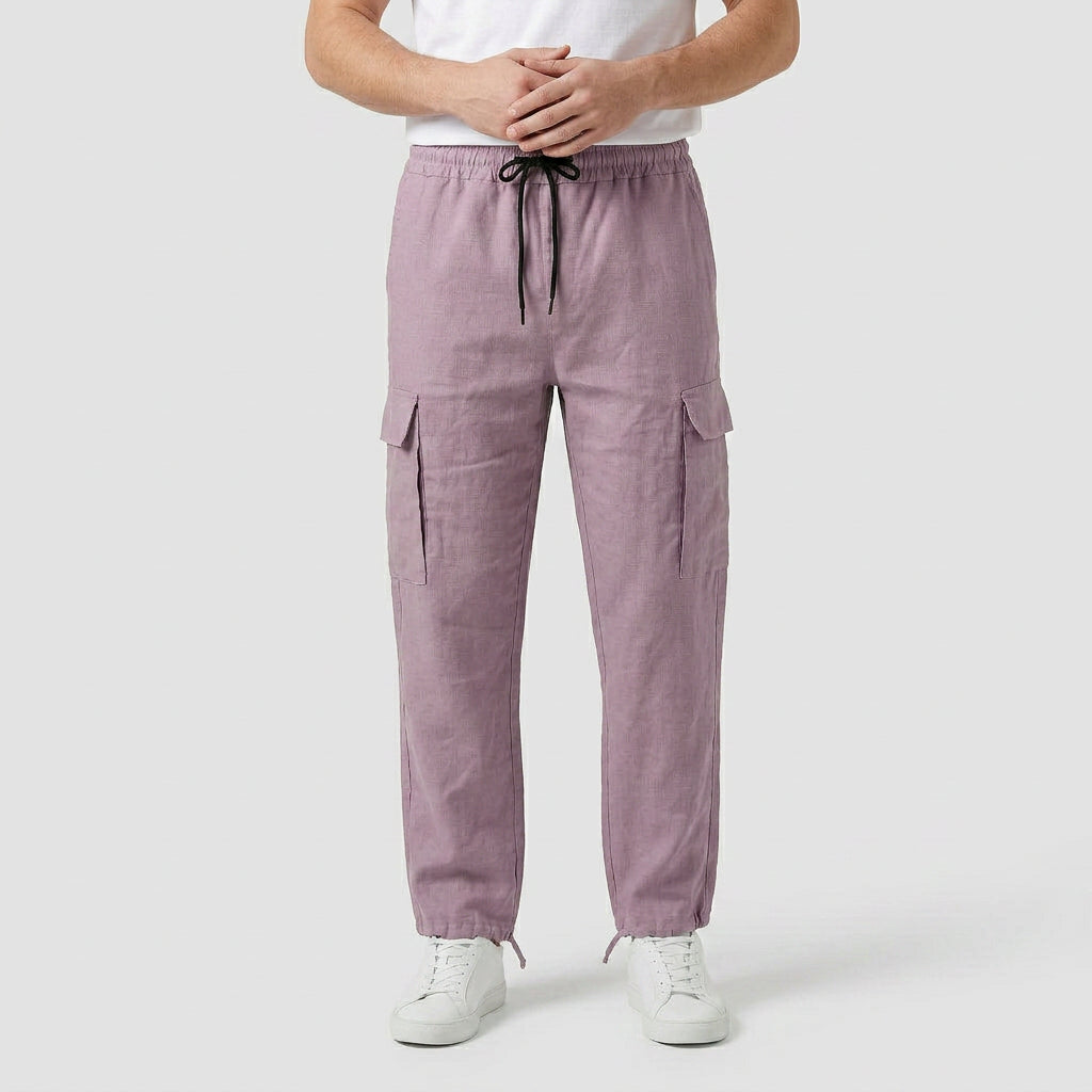 Men's Relaxed Fit Multi-Pocket Cargo Pants