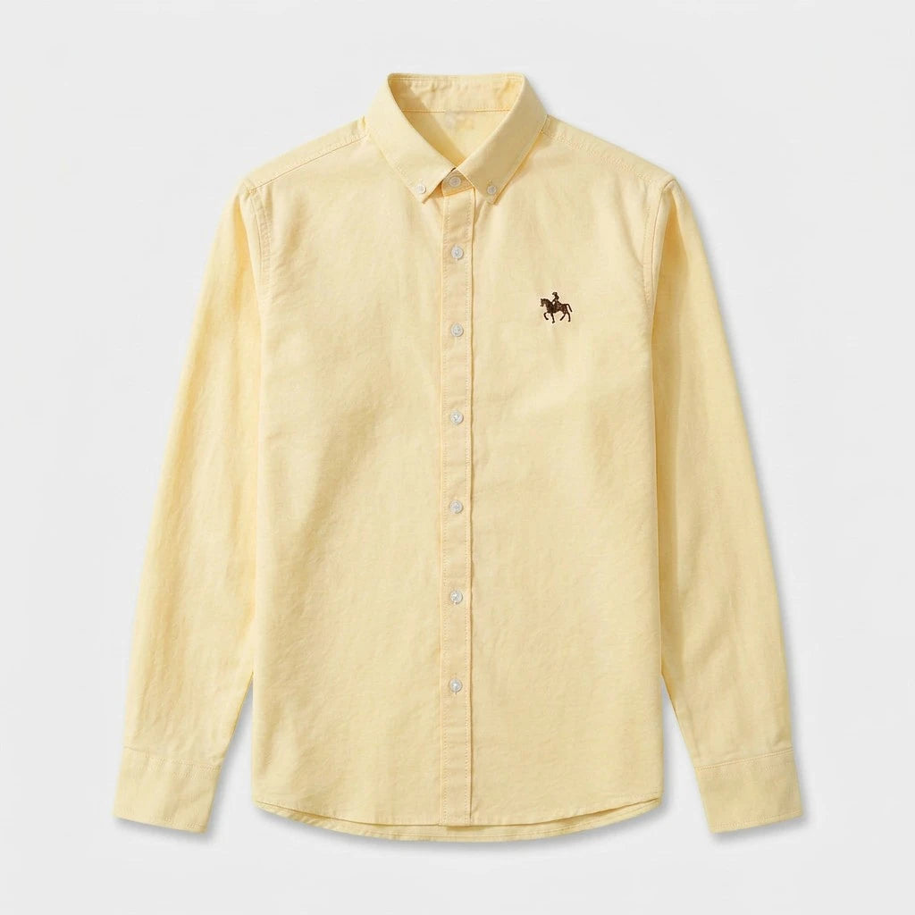 Chemise Carreaux Manches Longues Col Boutonné pour Homme